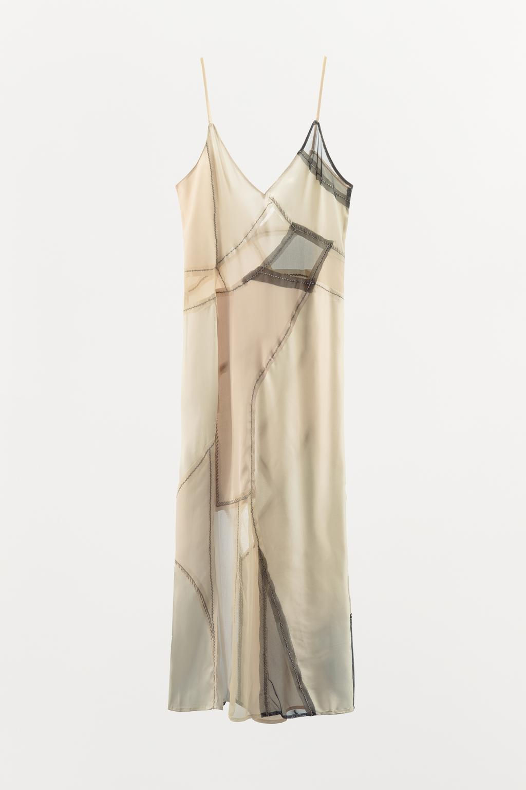 PATCHWORK DRESS - Zara фото 5