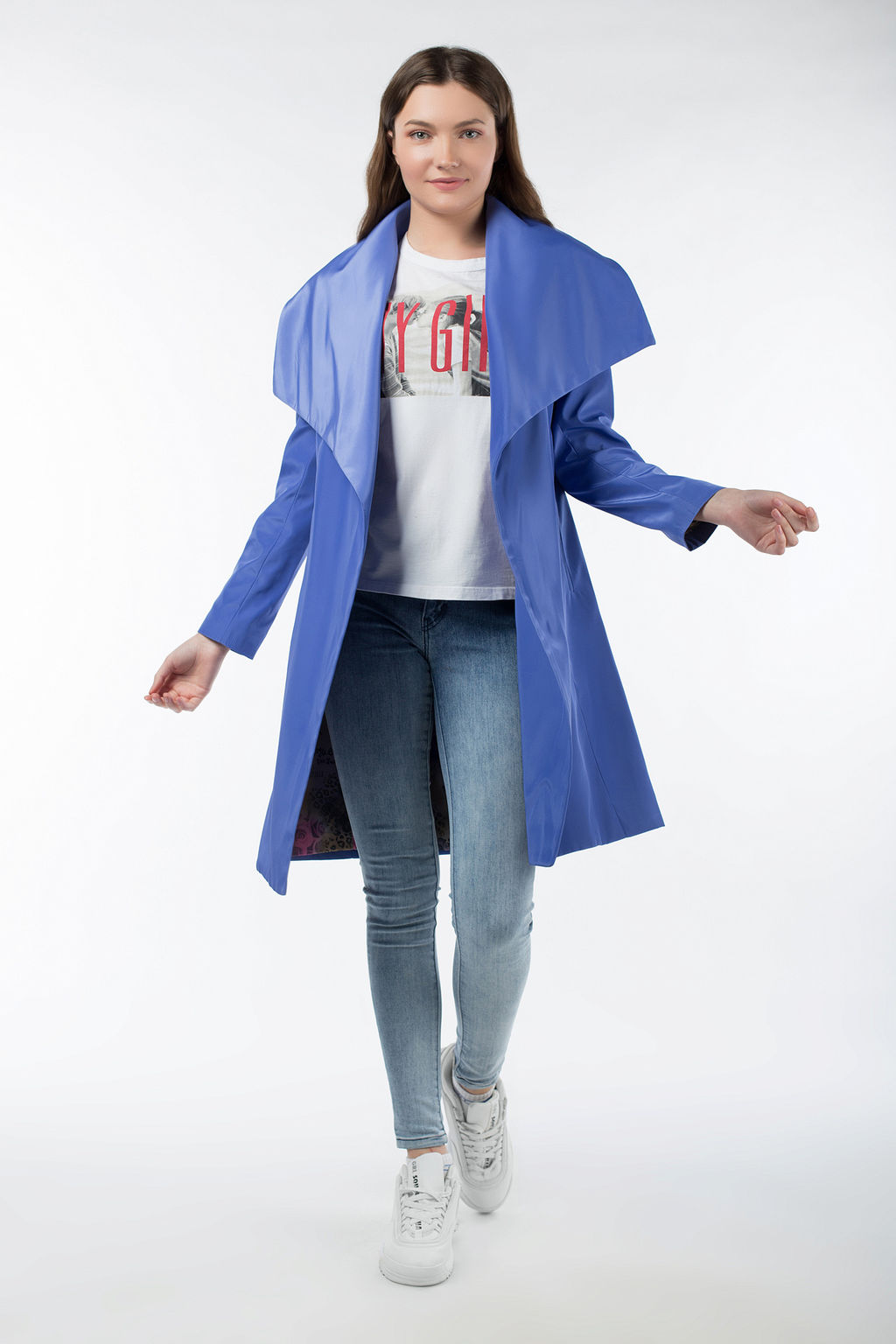 03-1866 Плащ женский (пояс) - El podio фото 2