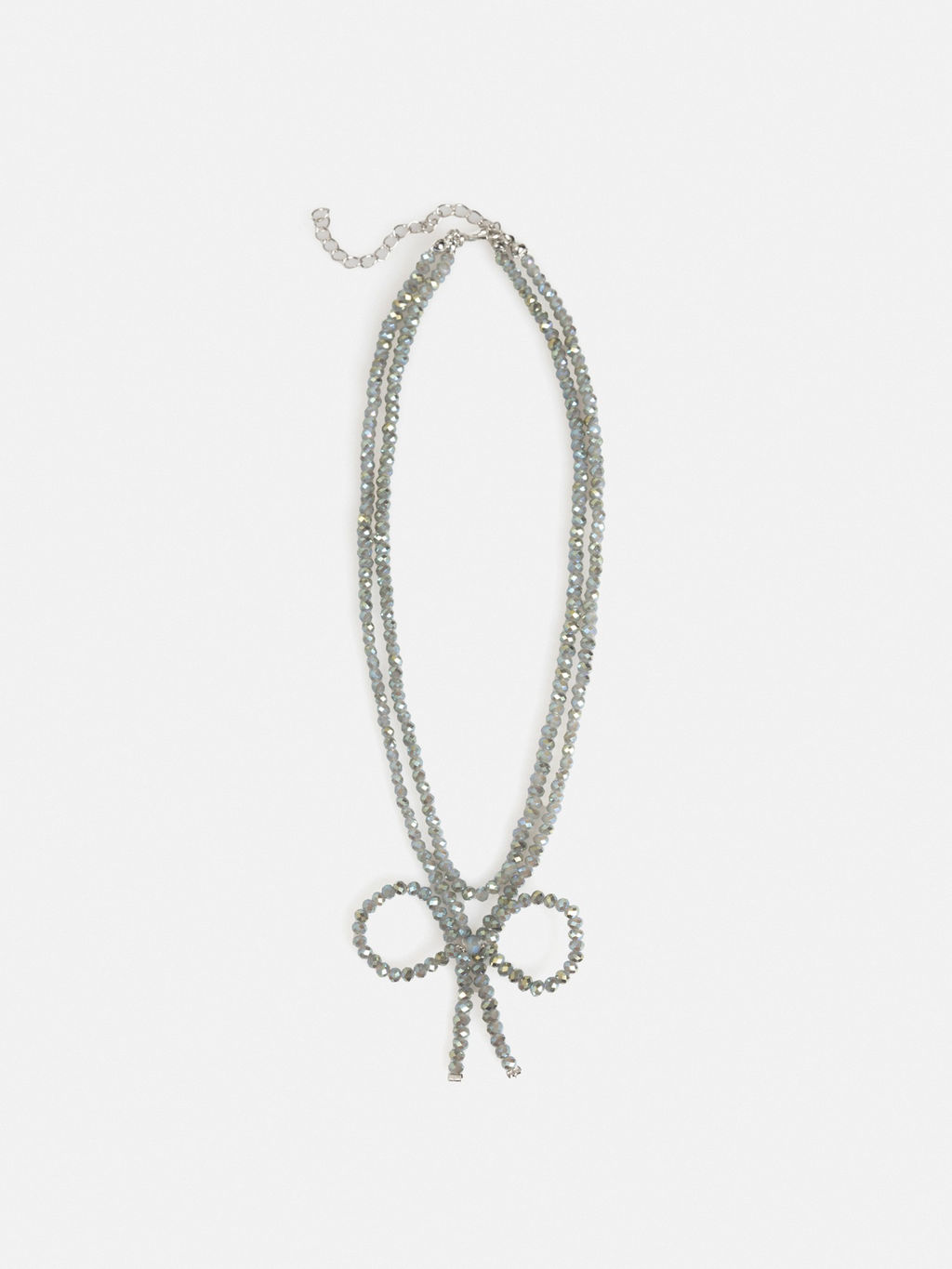 ACOOLA / Бусы детские Kirsty светло-серый  фото 2