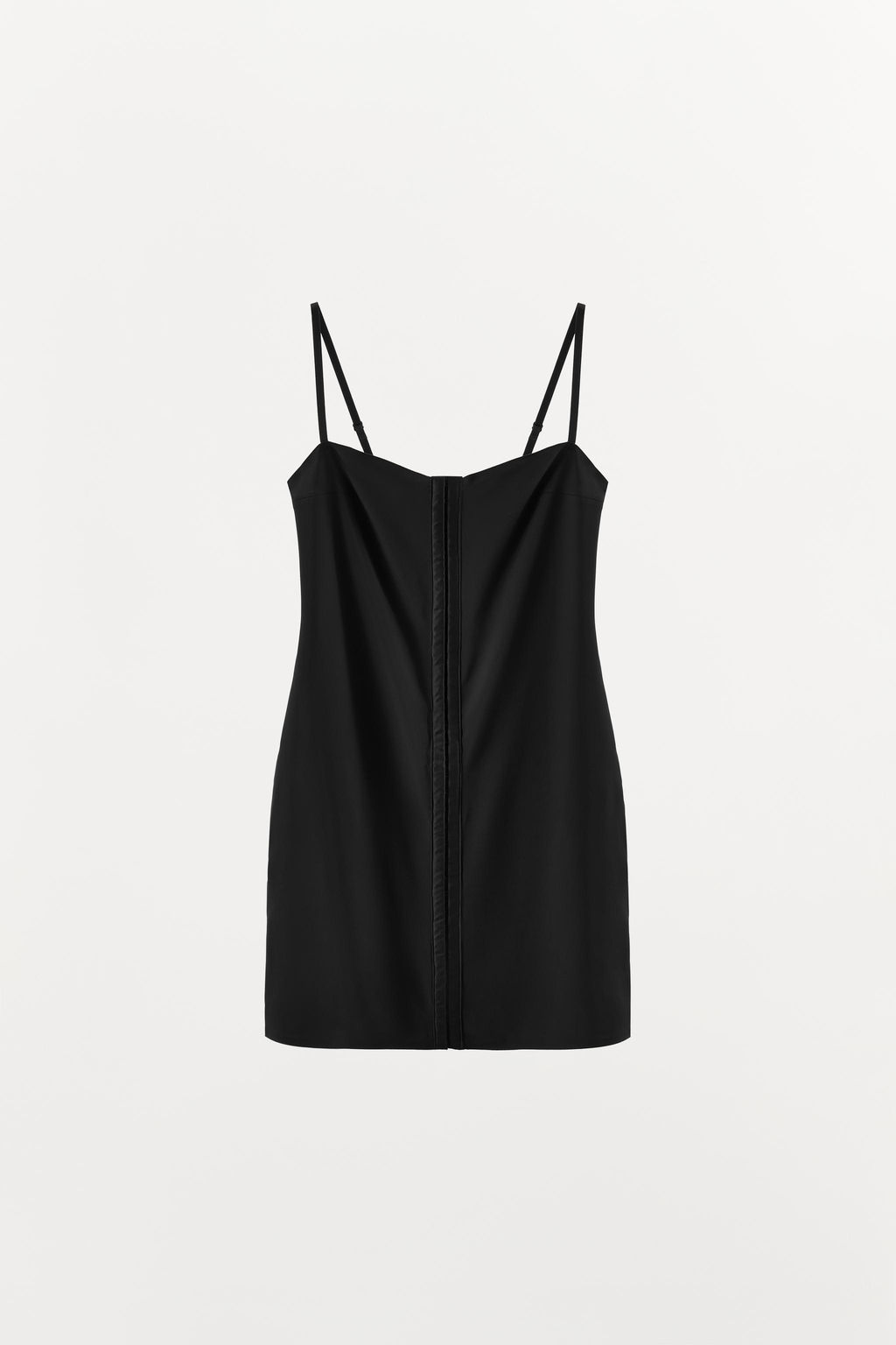 SHORT DRESS WITH POLYAMIDE HOOKS - Zara фото 2