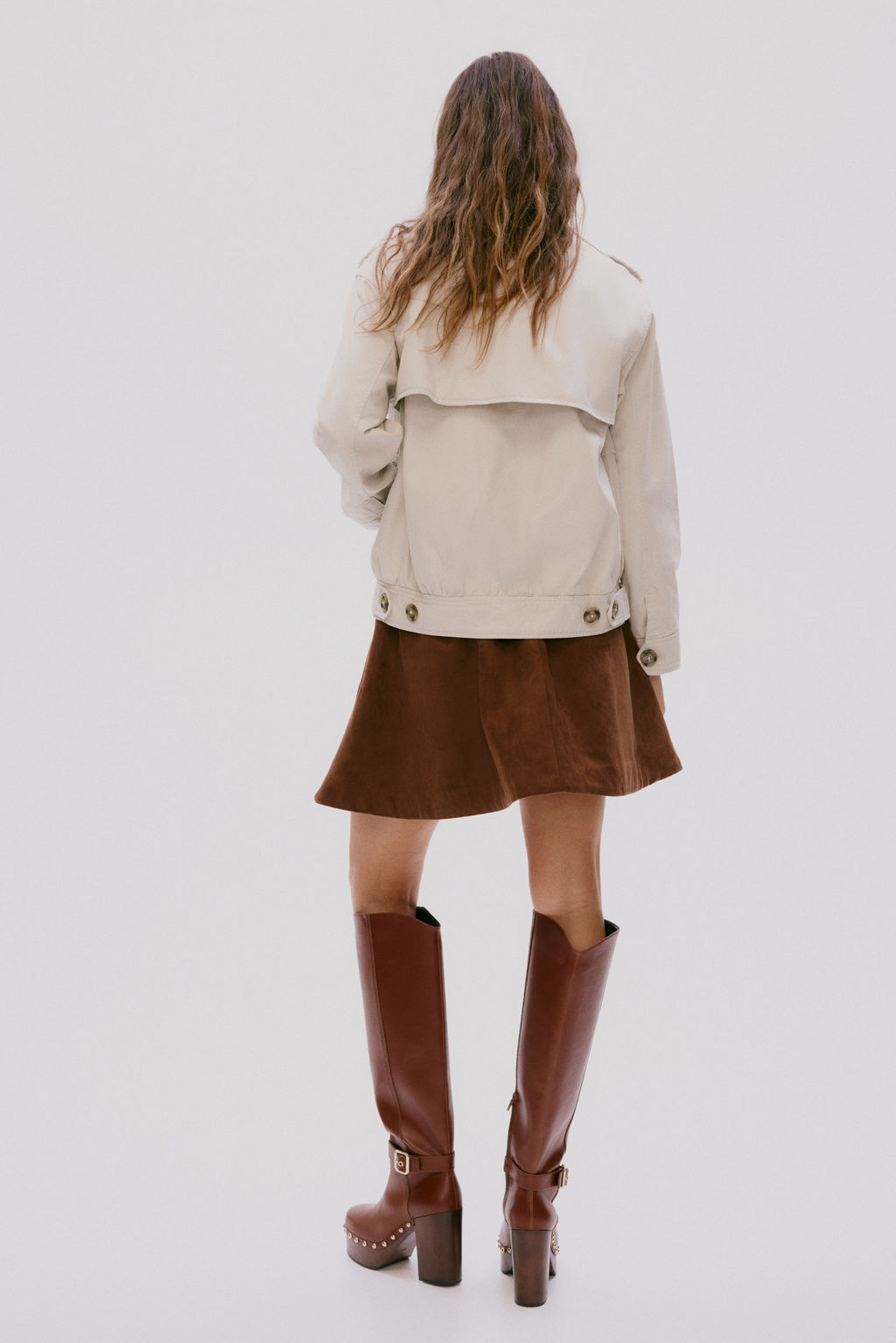 Chaqueta de sarga con cuello camisero - H&m фото 6