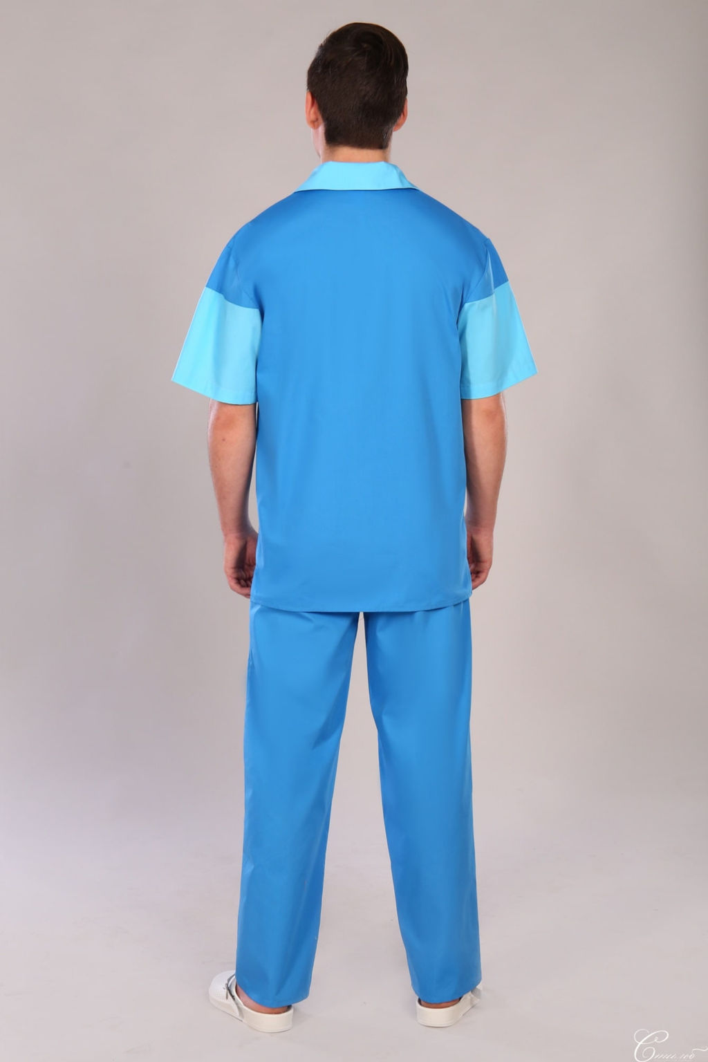 Костюм мужской 111 ТС. Цвет: васильковый и голубой - Стильб фото 2