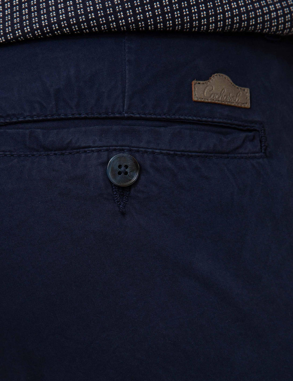 Lacivert Slim Fit Kanvas Pantolon - Cacharel фото 4