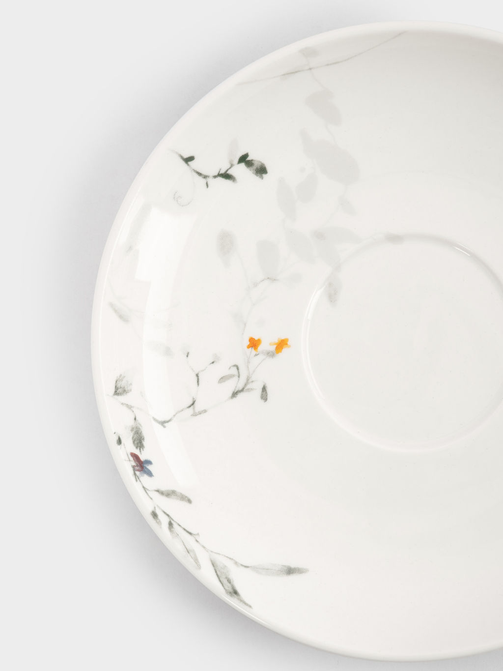 Пара чайная, 6 перс, 12 пр, 220 мл, фарфор N, белая, Цветы и листья, Primrose - Anna lafarg фото 5