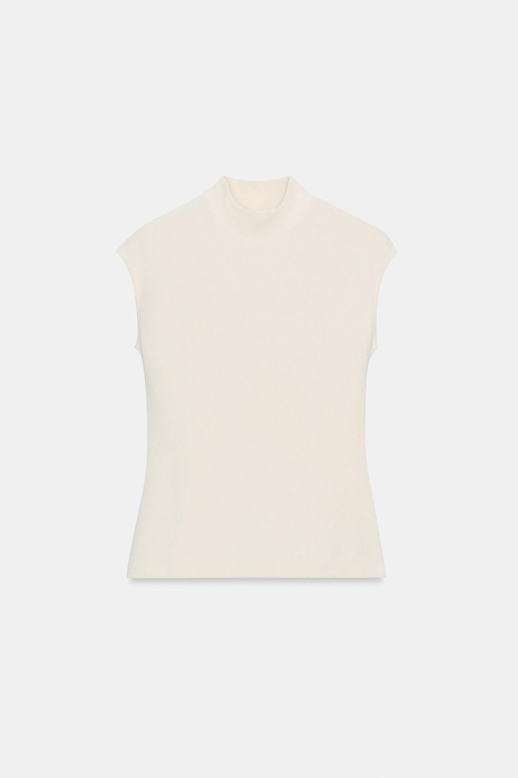 TOP SOFT CUELLO ALTO / Blanco roto - Zara фото 6