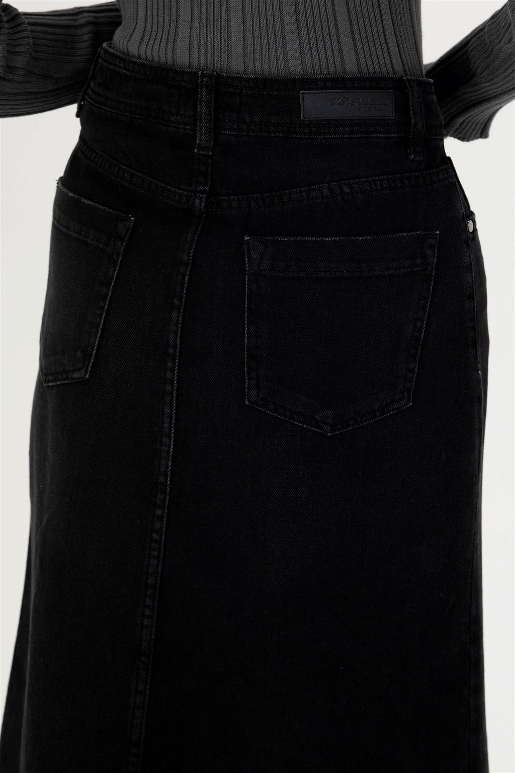 Kad_n Siyah Jean Etek - U.s. polo assn фото 7