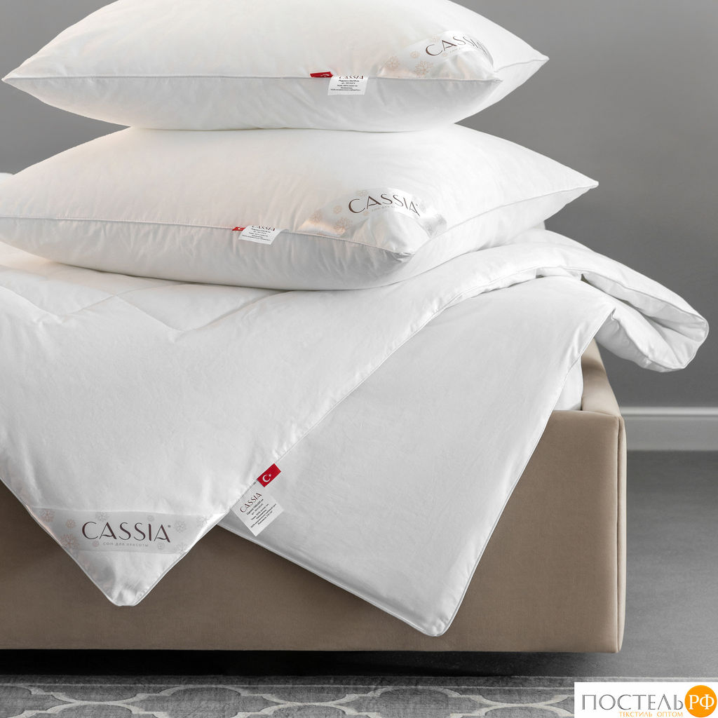 CASSIA Одеяло КЛАУД СОФТ 200х220, 1пр., хл./микровол.Лебяжий пух  фото 12