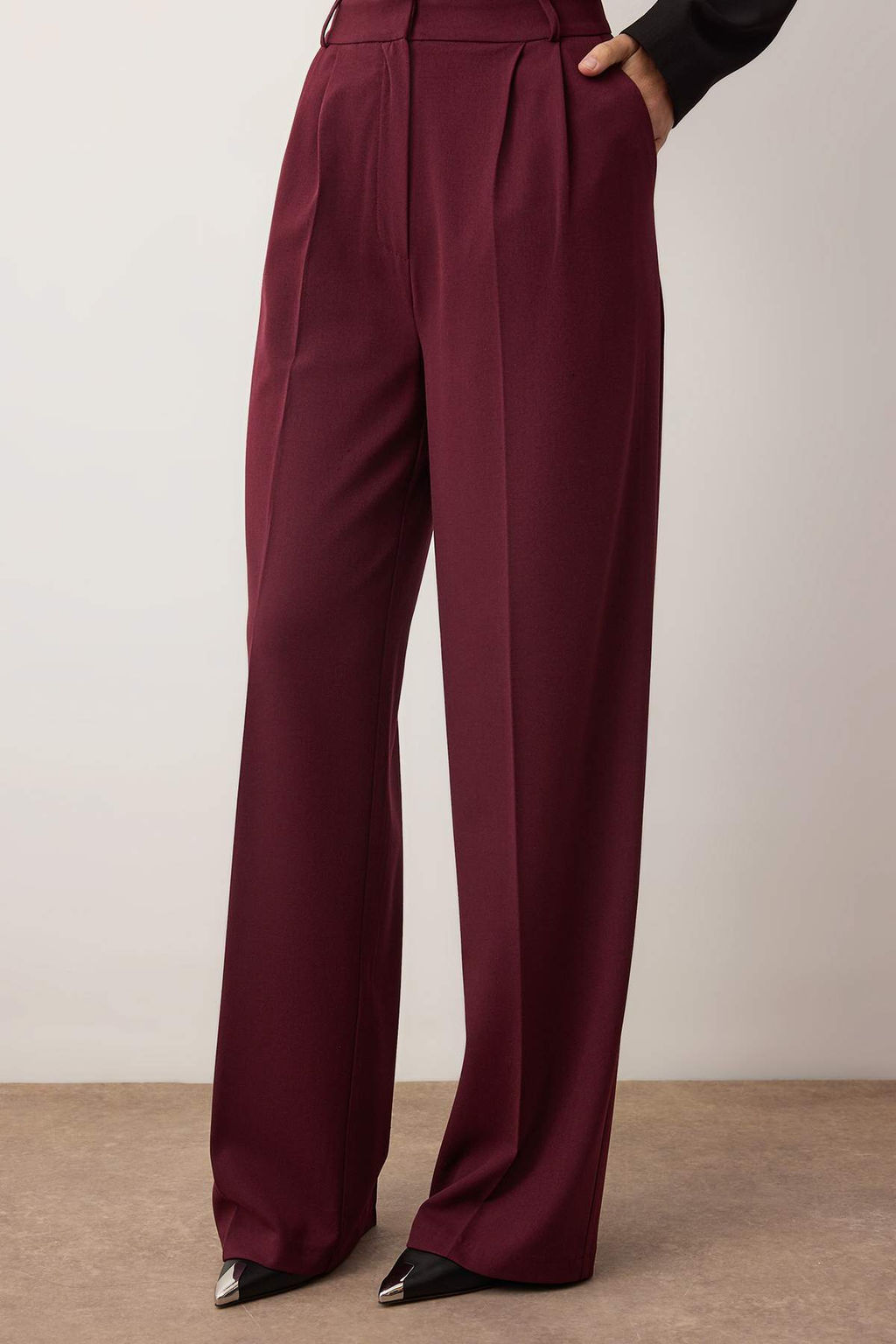 Limited Edition Murdum Bol Paca Dokuma Pantolon TPRAW23PL00016