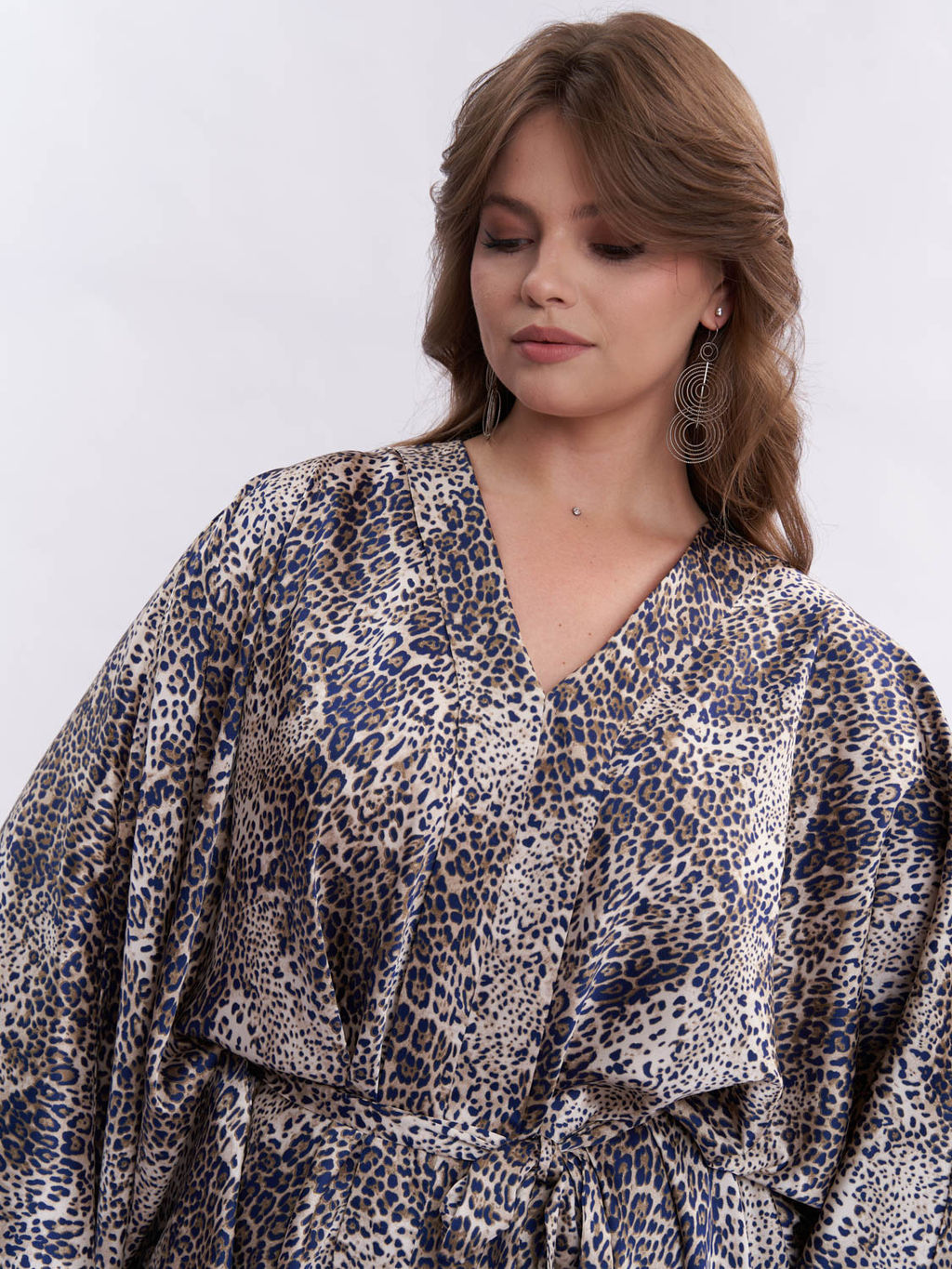 Шелковая леопардовая блузка TBL73537LEO16 - Артесса фото 3
