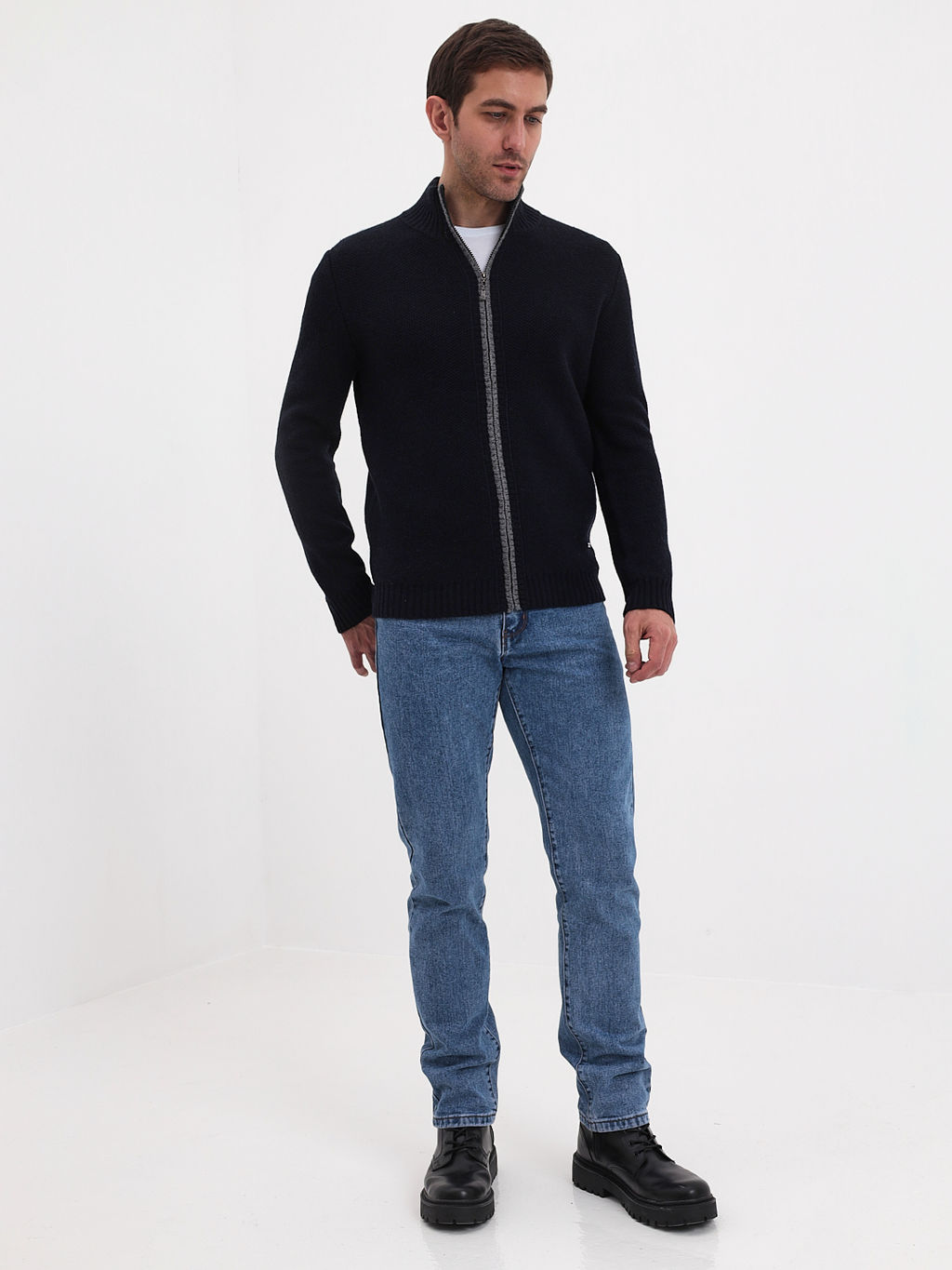 Жакет мужской GREG G139-соты D2 (т.синий)