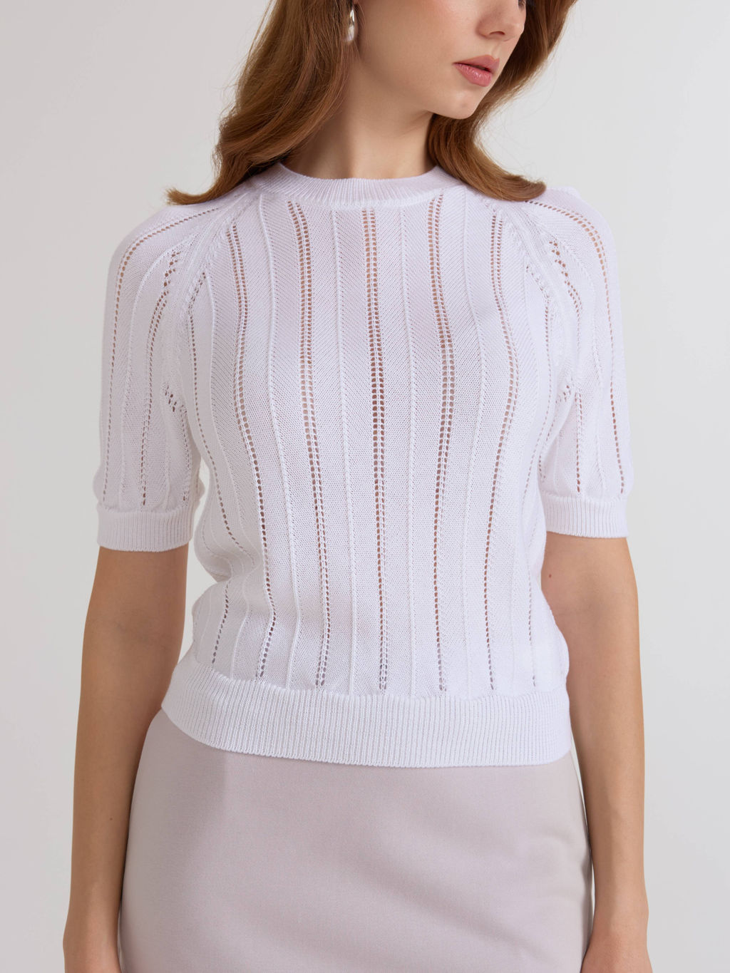 CONTE LDK2456 Джемпер женский white - Conte elegant фото 3