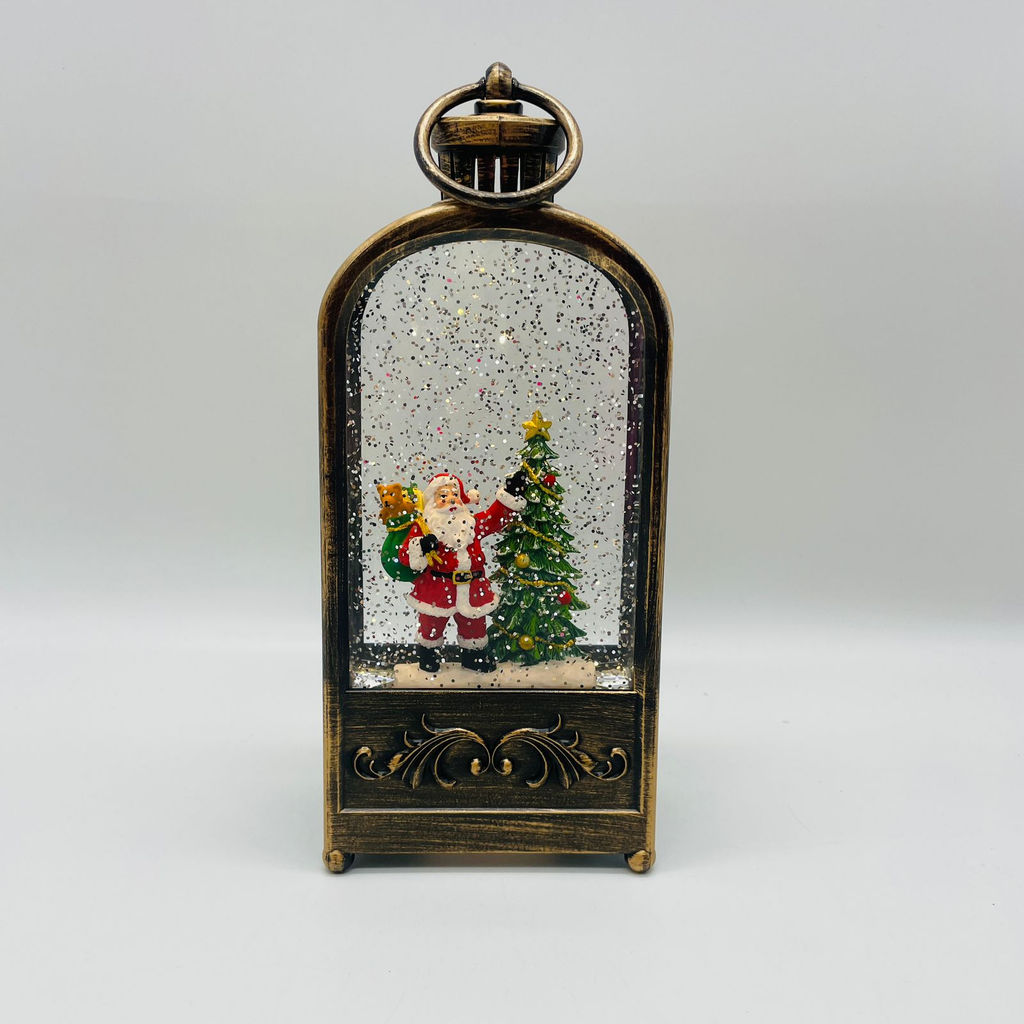 Новогодний декор Фонарь стекло - 23 см (арт. 23014A/23014B/23014D) в ассортименте - Ип лебедев о.ю фото 8