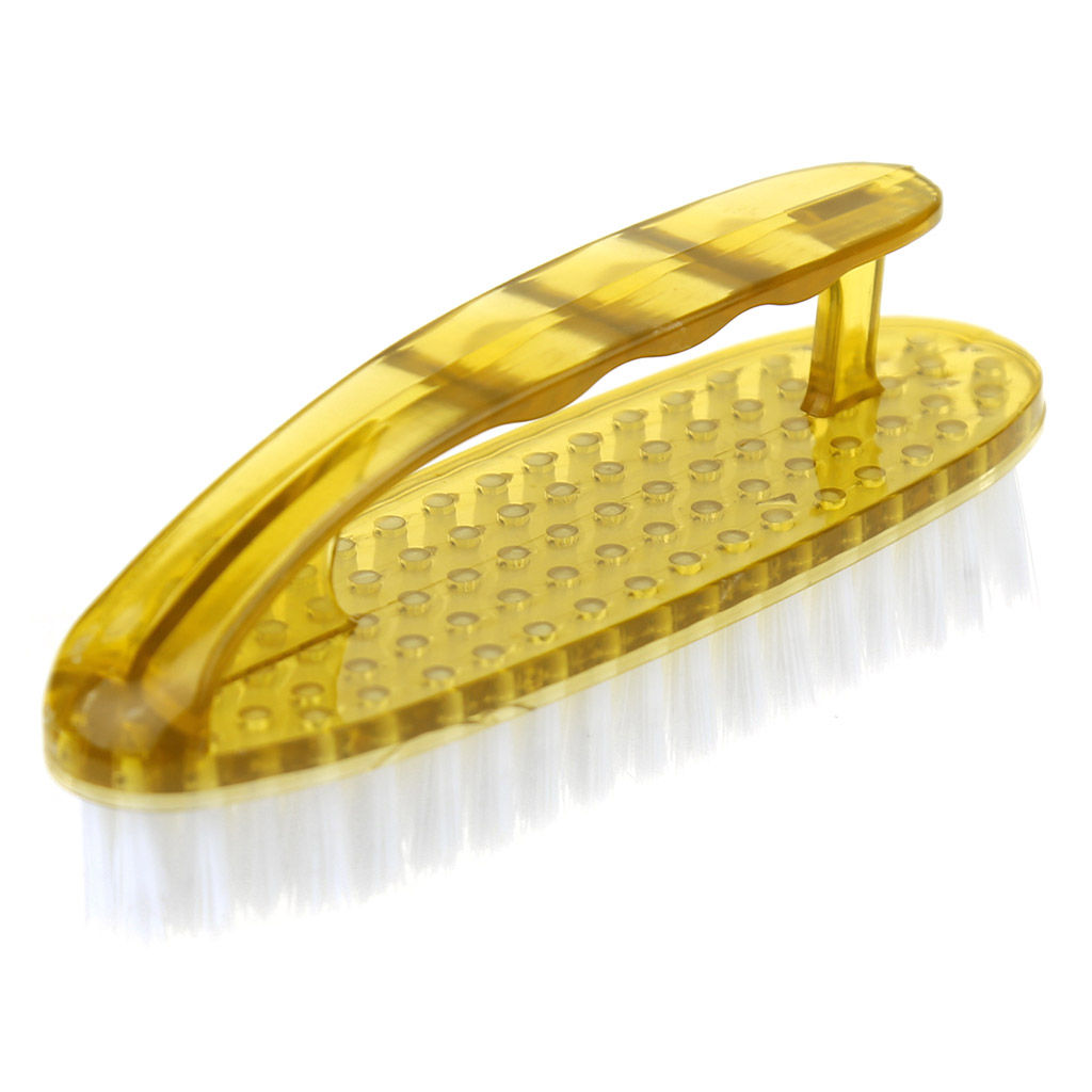 Щетка хозяйственная Утюжок-овал 15,5х5см, жесткий ворс-2см, пластмассовое основание, цвета микс (Китай) - Домашняя мода фото 4