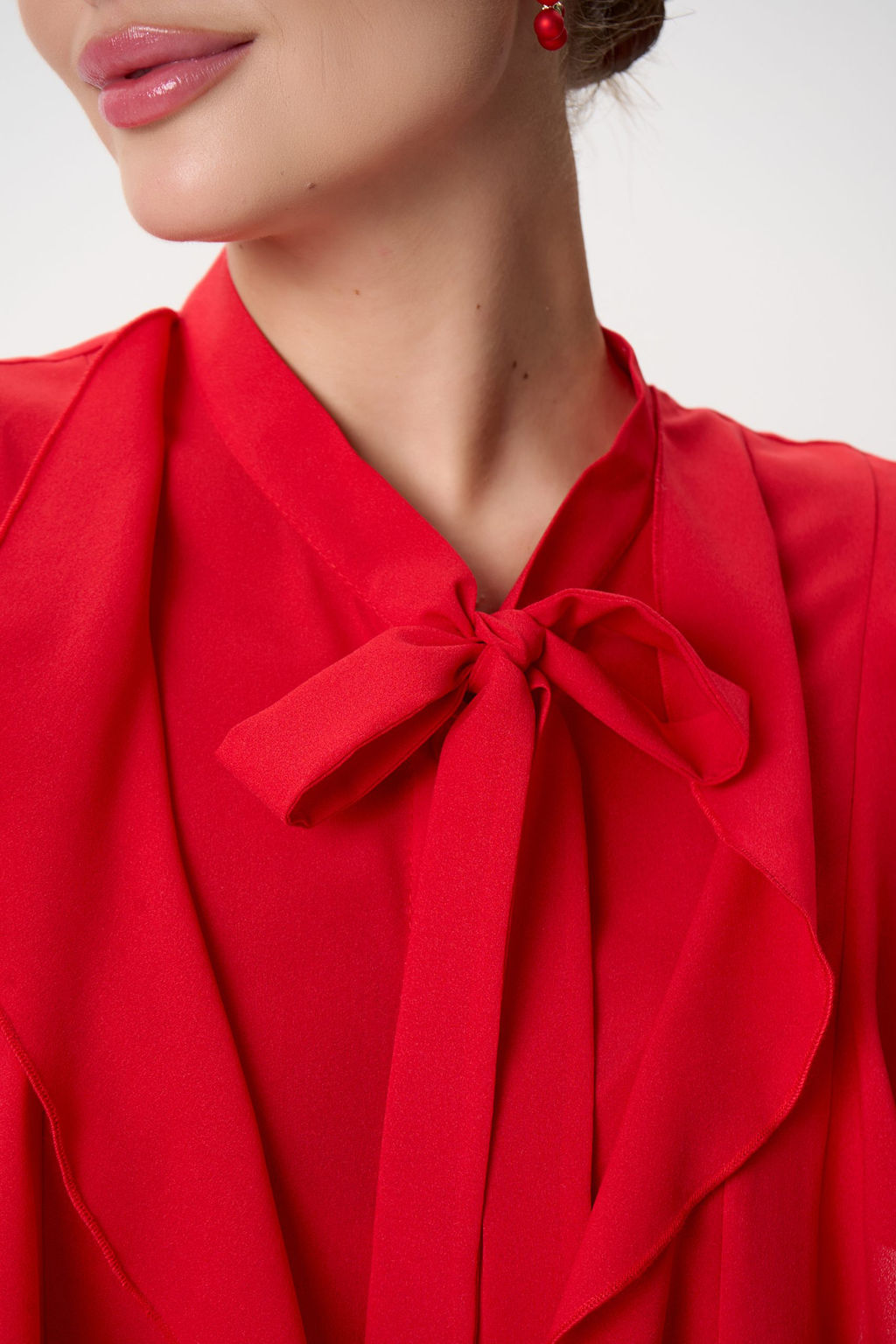 Рубашка Кристл (красный) - Эльза фото 2
