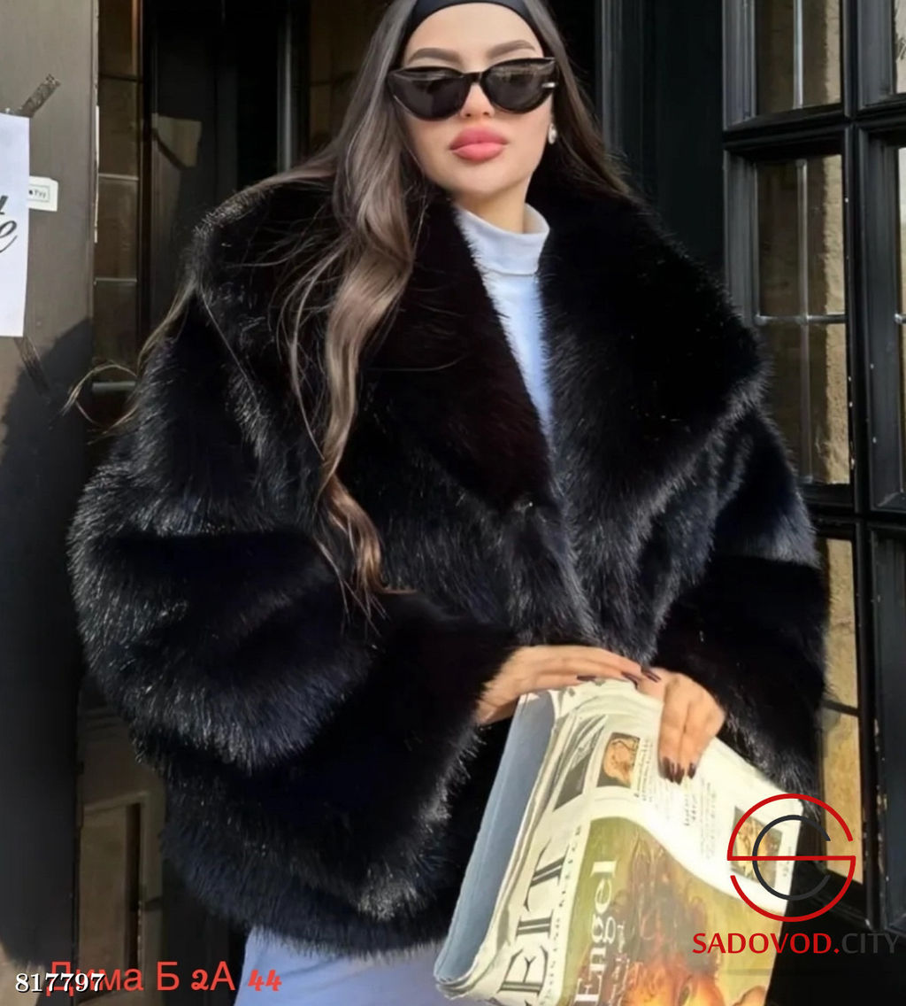 Шуба женская из искусственного меха