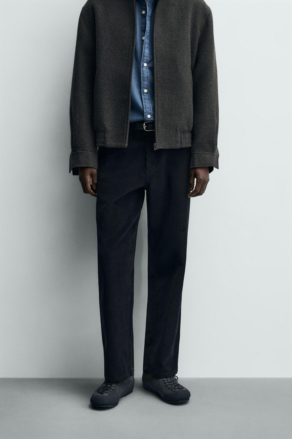 STRAIGHT-LEG CORDUROY TROUSERS - Zara фото 2