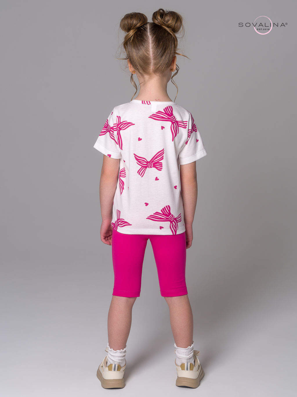 Костюм Актив алые бантики-фуксия - Sovalina фото 7