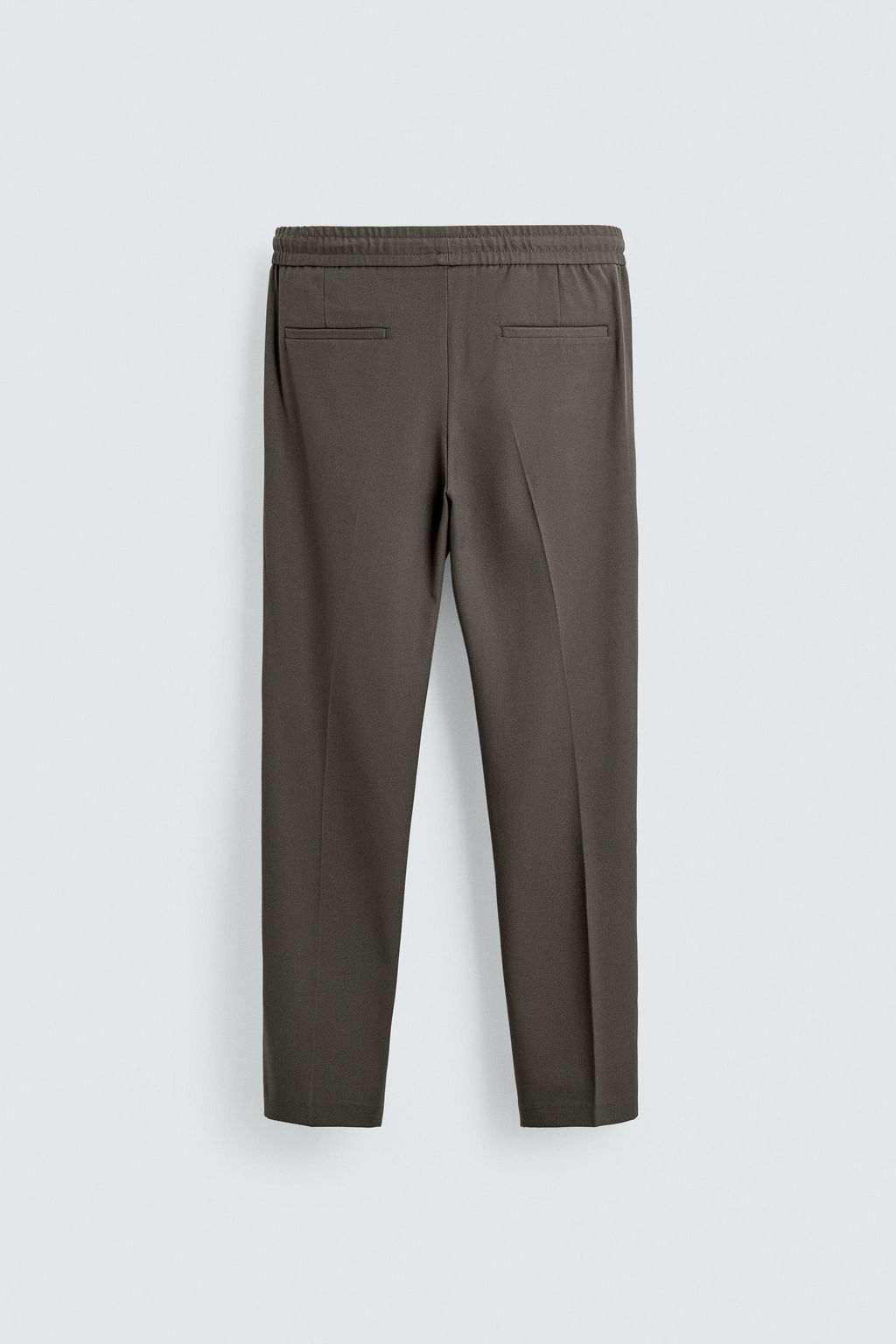 PANTAL?N CINTURA JOGGER CONFORT / Verde medio