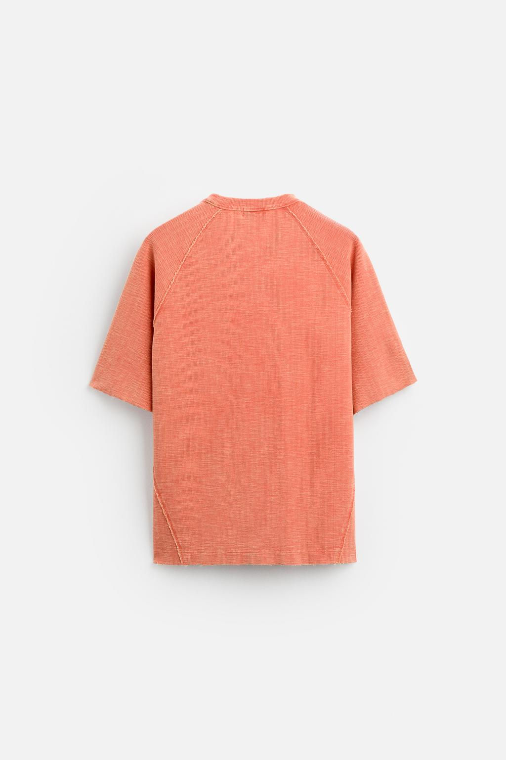 FADED KNIT T-SHIRT - Zara фото 7
