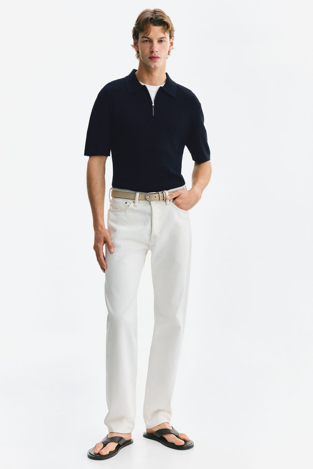 Polo texturizado Slim Fit - H&m фото 8