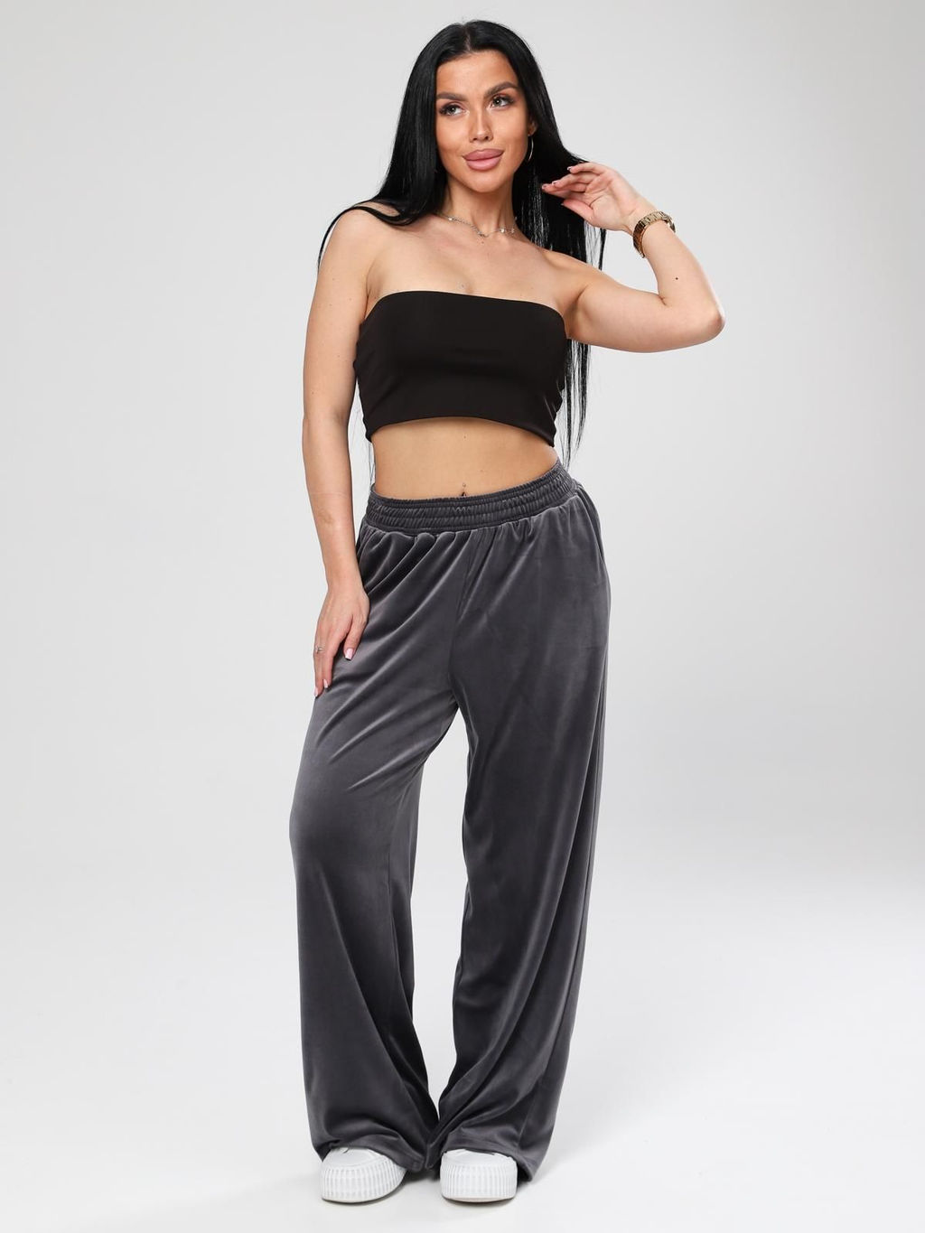 IV-CAPRIZ Марлена - брюки из велюра с лайкрой  фото 2