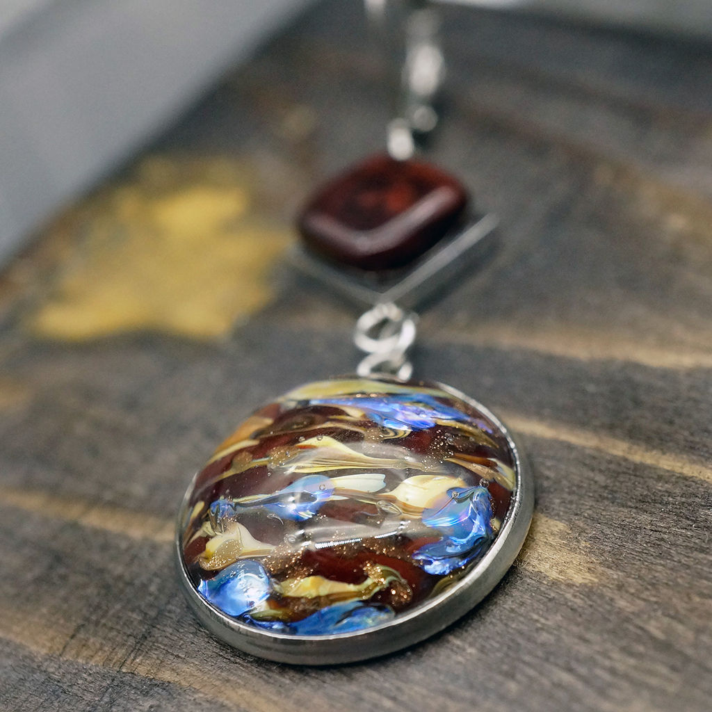 Серьги из муранского стекла FLOWERING TEA LS3430