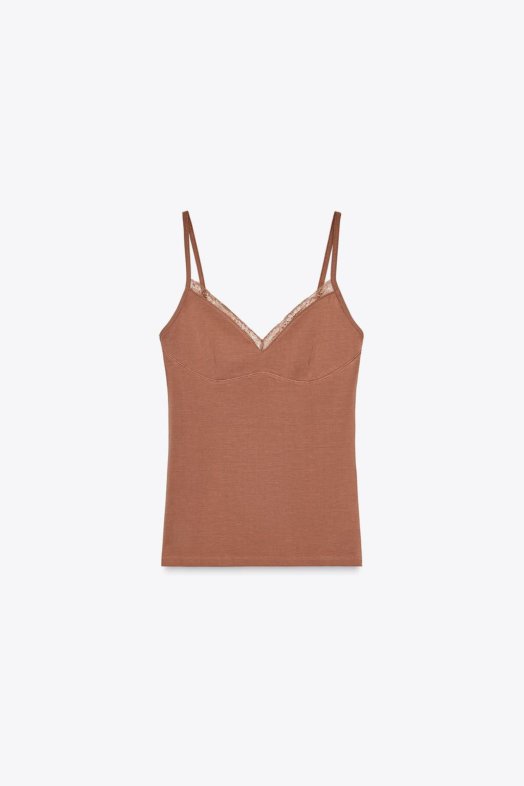 LYOCELL LACE TOP - Zara фото 5