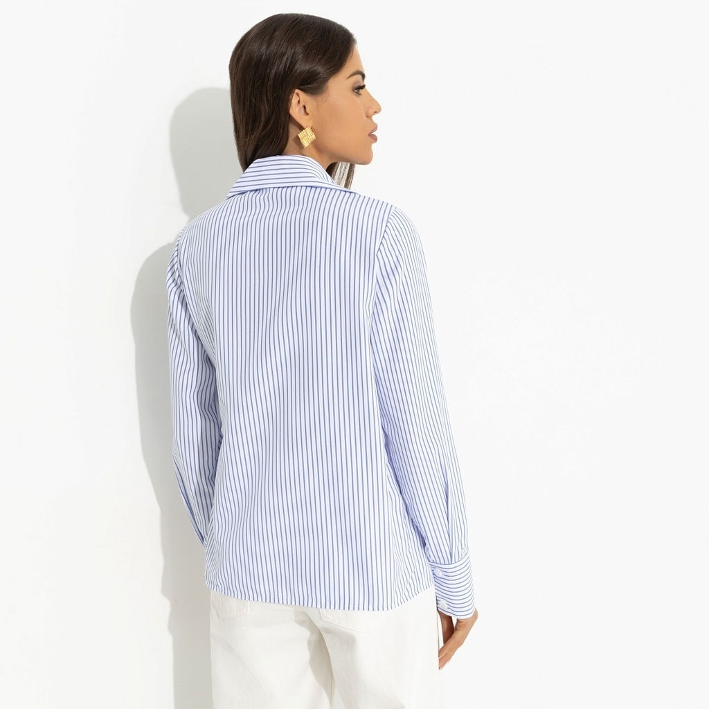 Рубашка с эффектом многослойности, Модная цель (белая) - Charutti фото 11