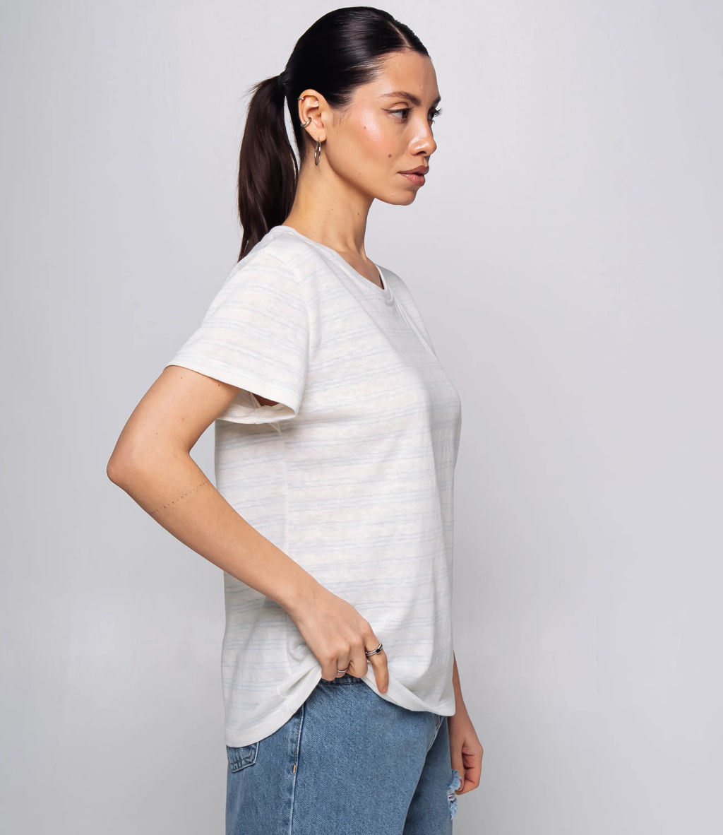 Футболка #КТ9101 (2), голубой, белый