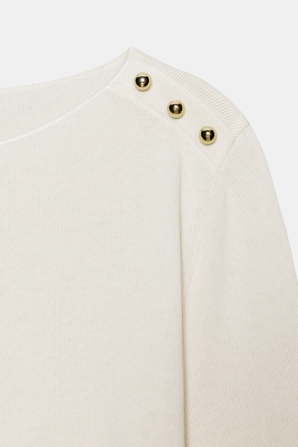 LONG SLEEVE BUTTON TOP - Zara фото 6