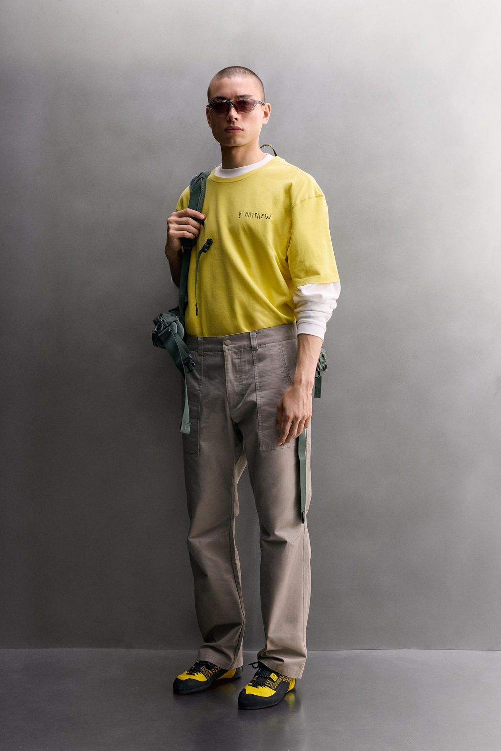 CAMISETA RELAXED FIT TEXTO ESTAMPADO / Amarillo - Zara фото 4