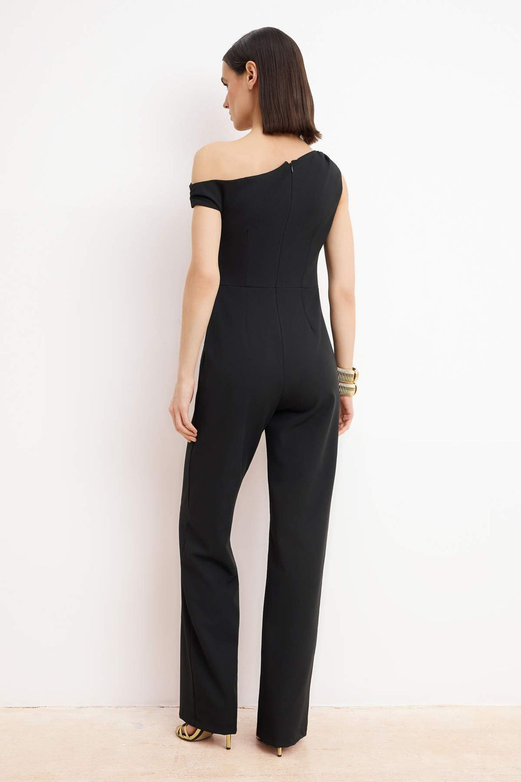 Siyah Kay?k Yaka Dokuma Tulum TPRSS26TU00004 - Trendyolmilla фото 4