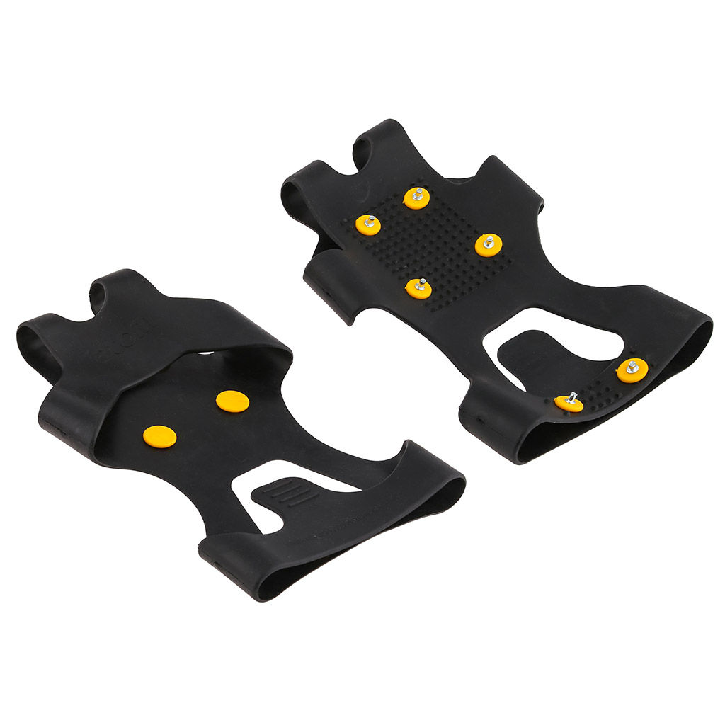 Ледоходы (ледоступы) на обувь Финские р-р M (38-40), 6 шипов, цвет черный, в блистере (Китай)