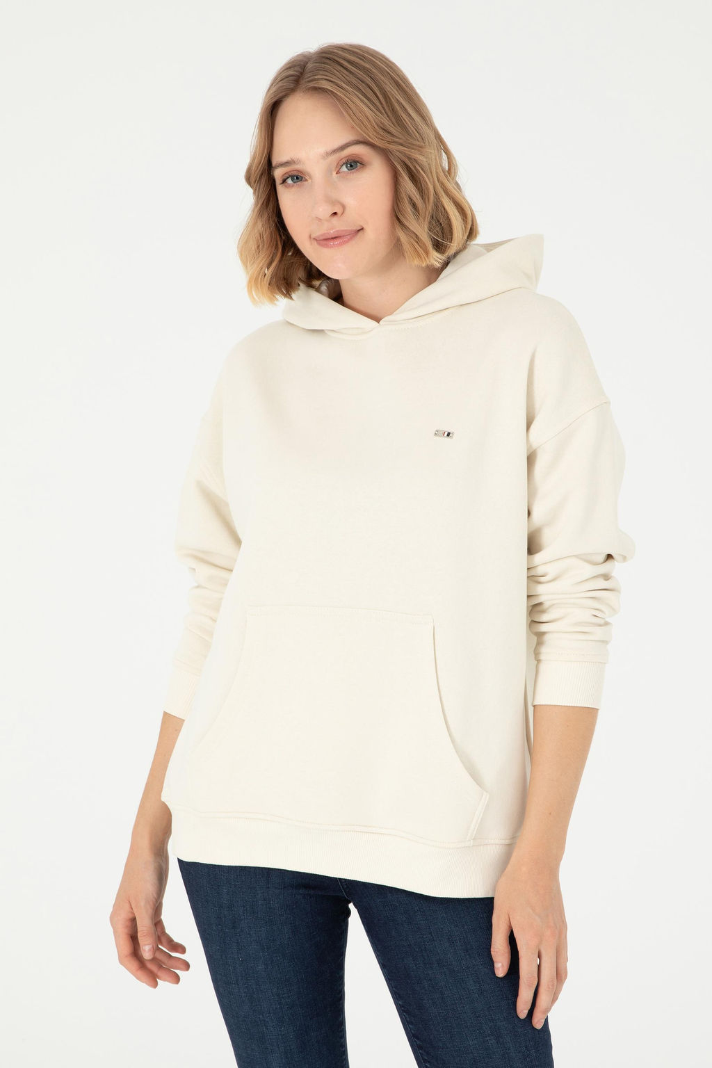 Женский кремовый свитшот - U.s. polo assn фото 8