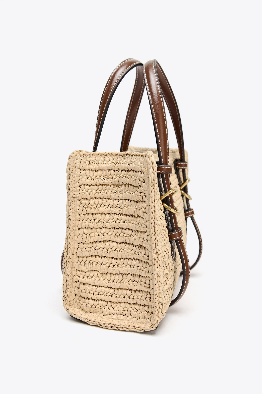 WOVEN MINI TOTE BAG - Zara фото 18