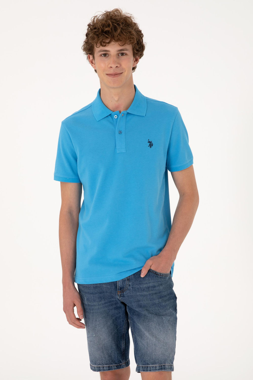 Erkek Turkuaz Basic Ti__rt