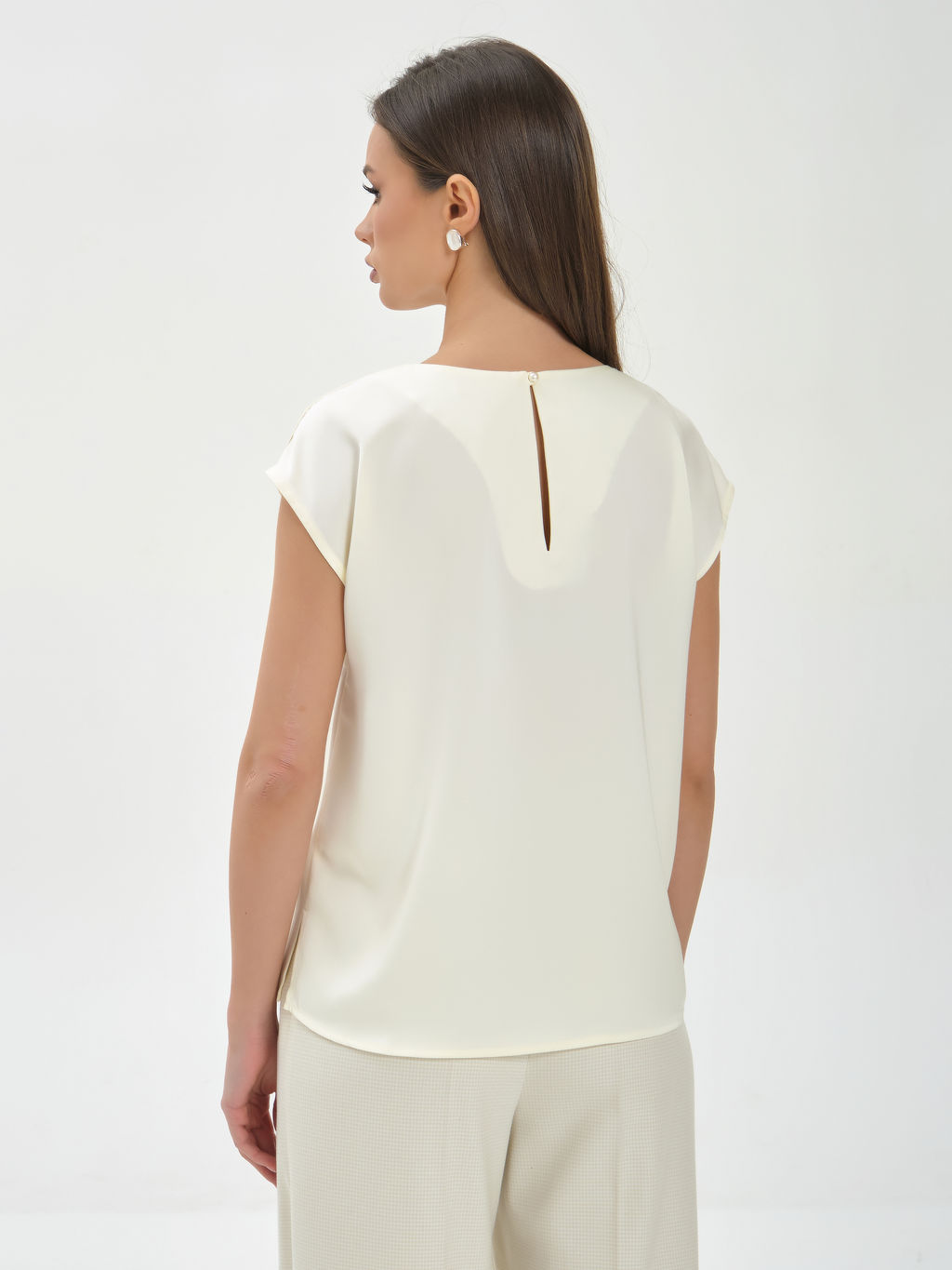 Блузка однотонная - Marchello marchellini фото 5