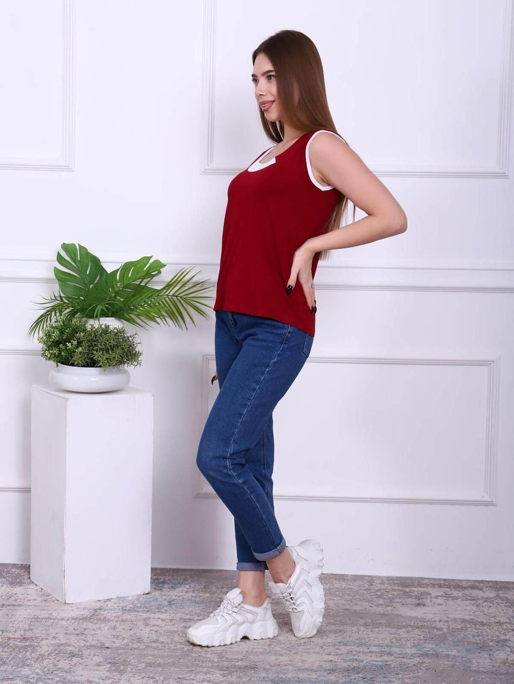 IV-CAPRIZ Косметичка - майка бордо  фото 3