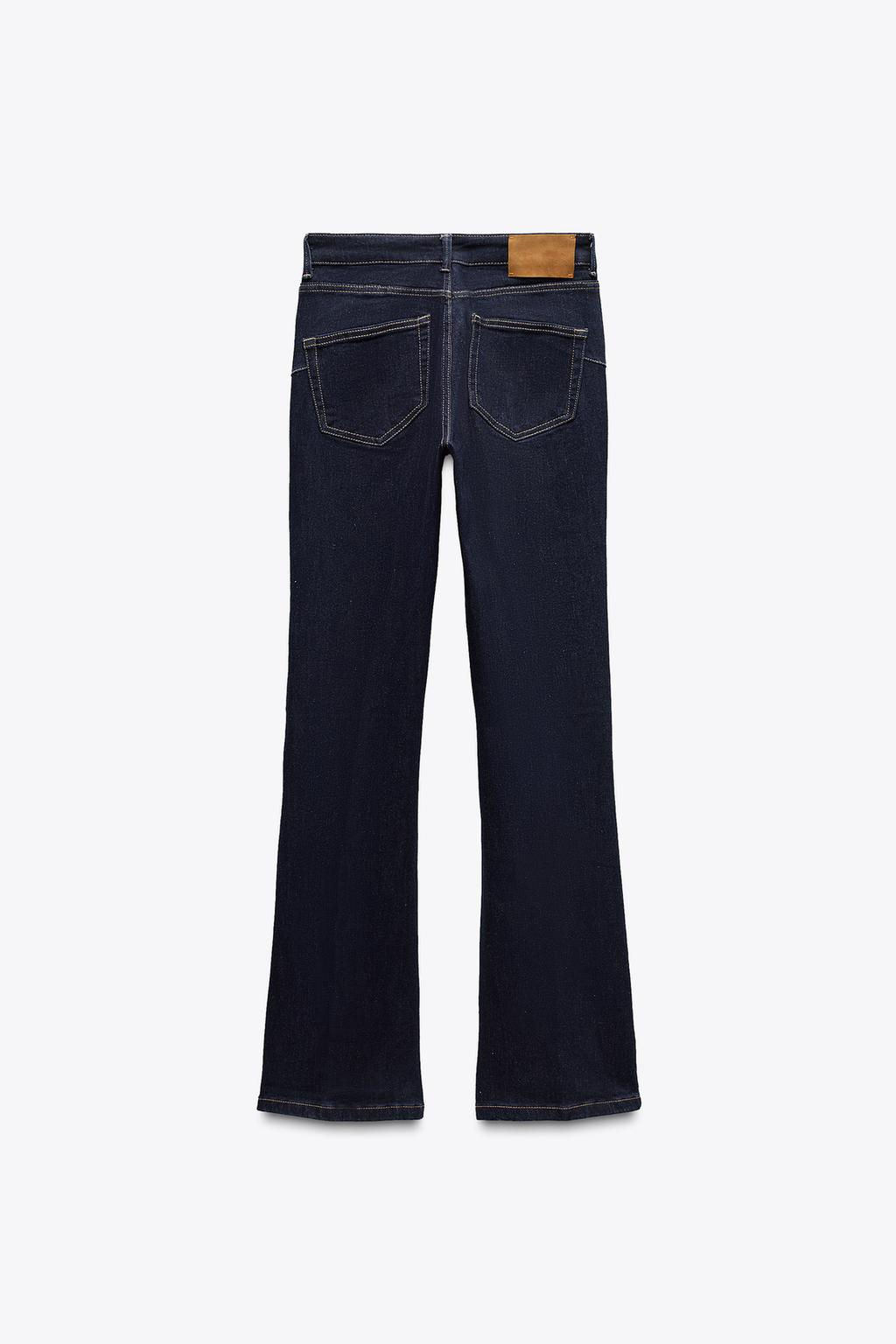 ZW COLLECTION BOOTCUT MID-WAIST CONTOUR JEANS - Zara фото 12