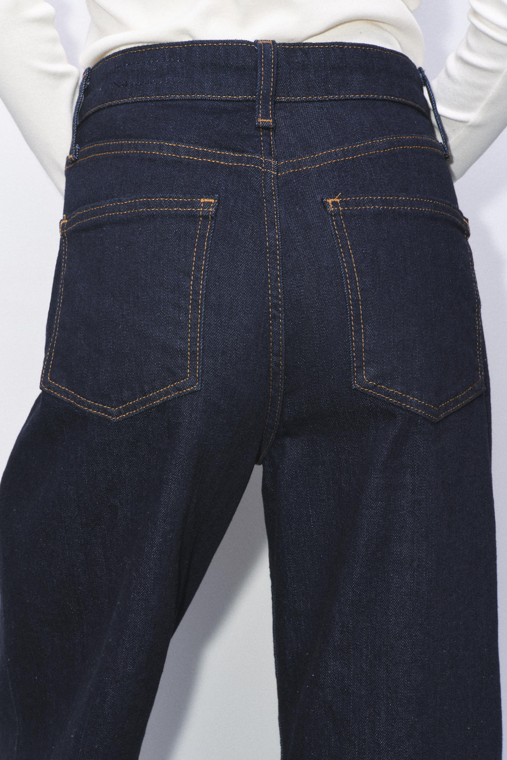 JEANS ZW COLLECTION WIDE LEG TIRO ALTO / Azul - Zara фото 4