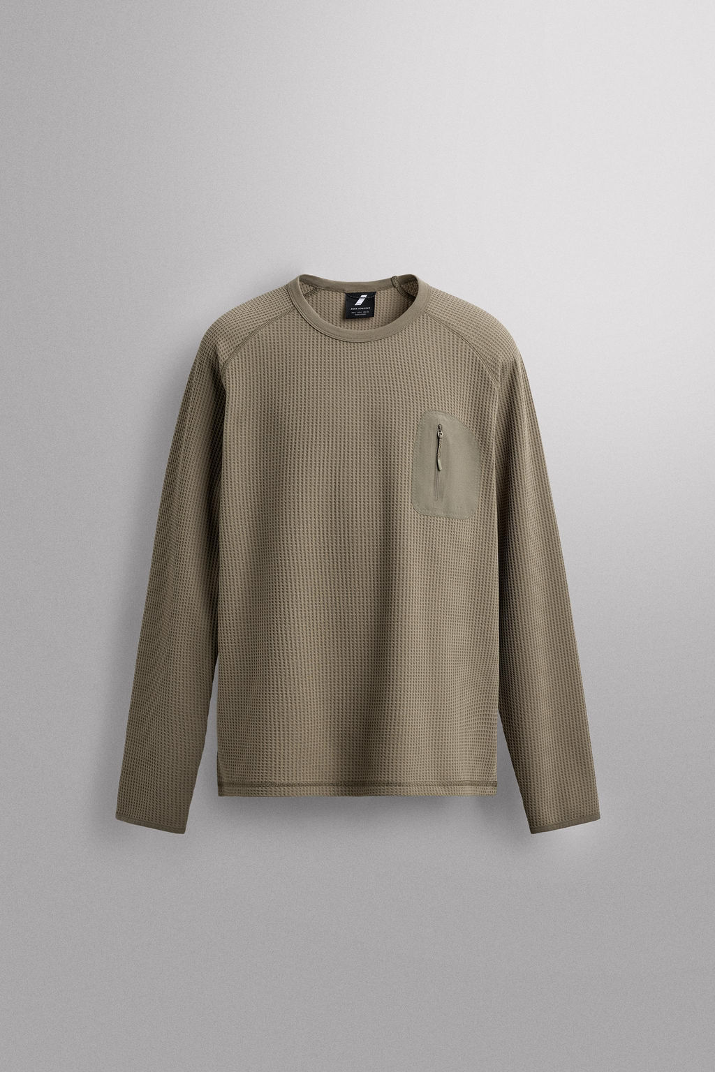 WAFFLE-KNIT POCKET T-SHIRT - Zara фото 17