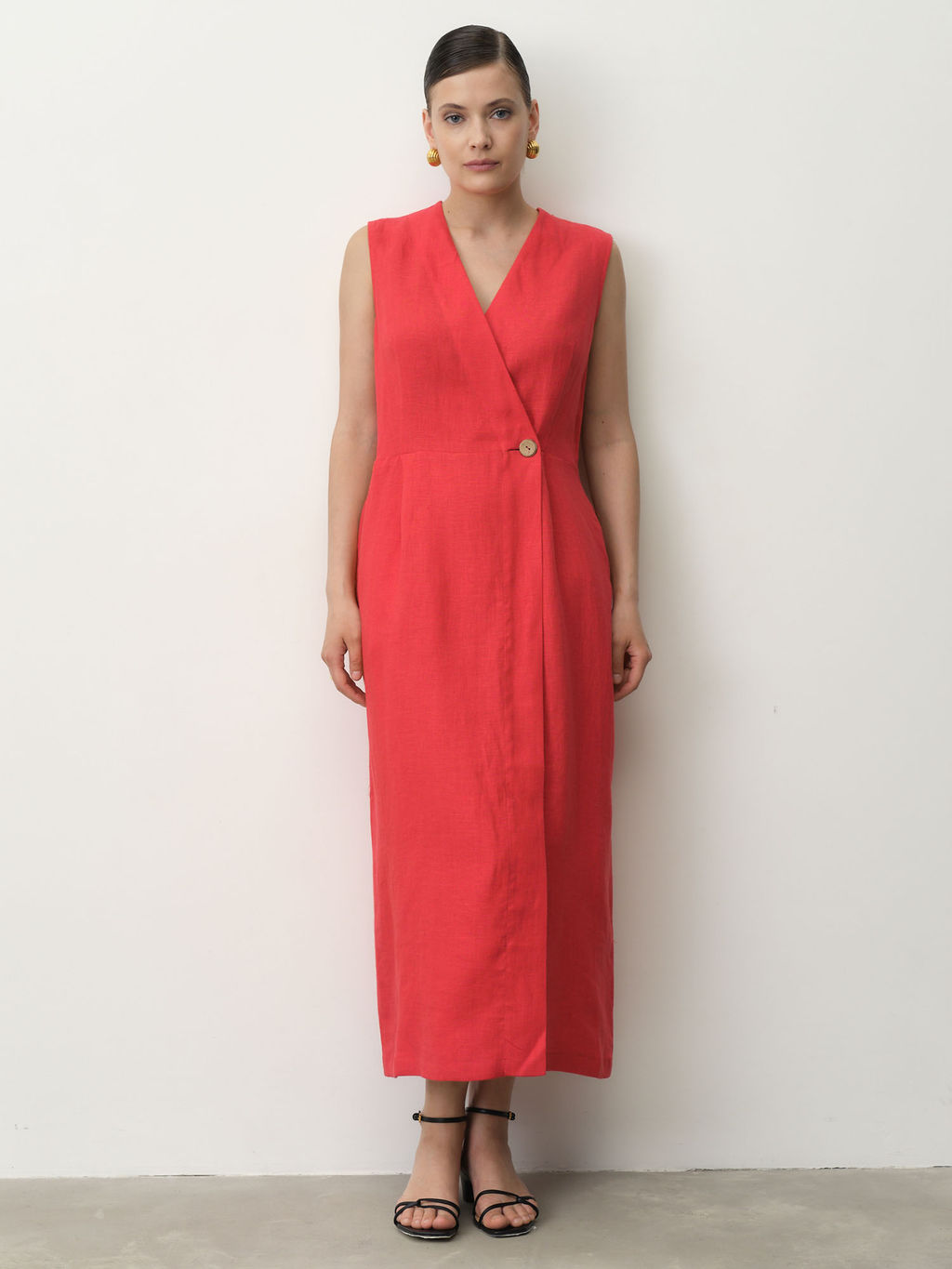 Платье женское 52133-ПЛ алое