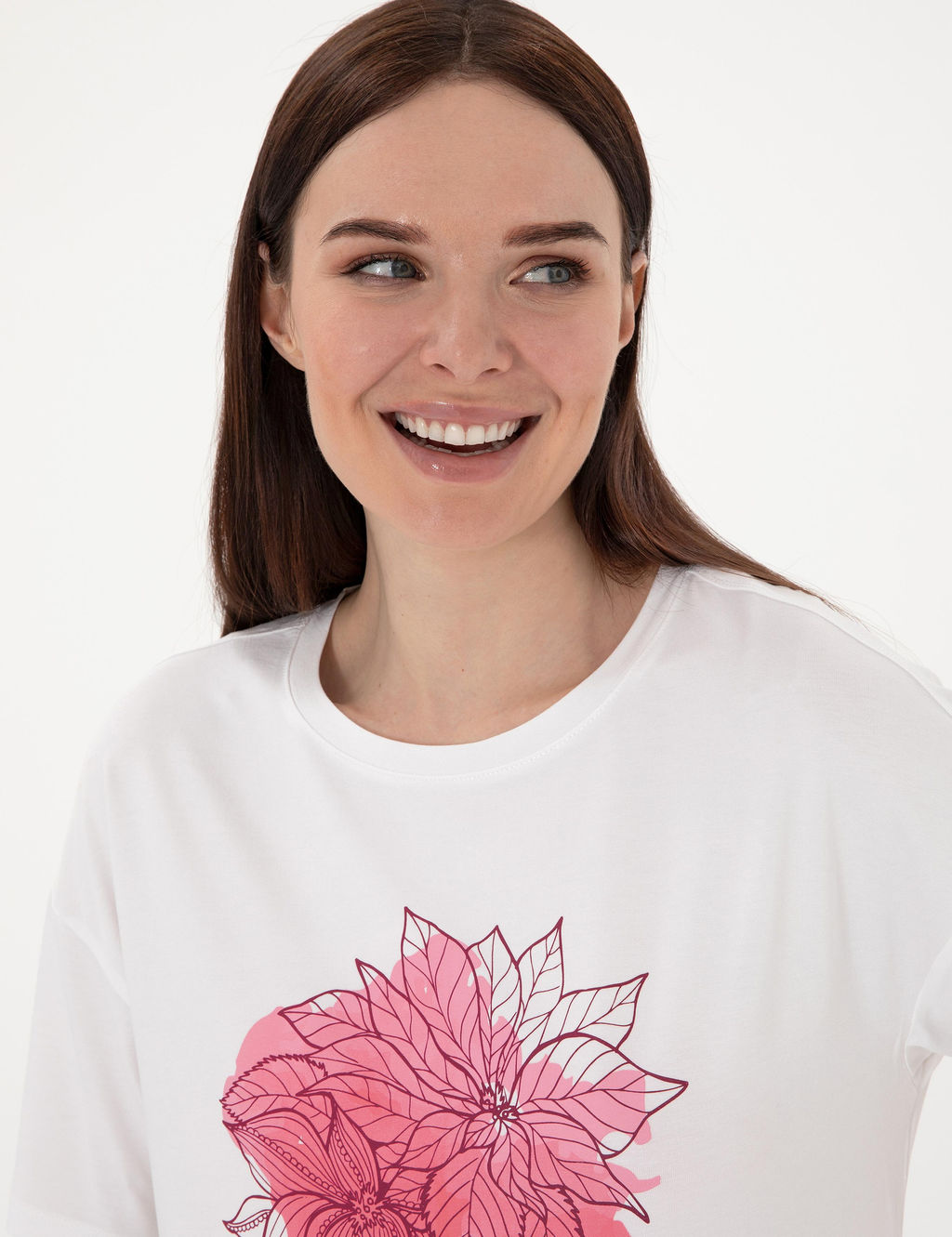 Beyaz Comfort Fit Ti__rt - Pierre cardin фото 2