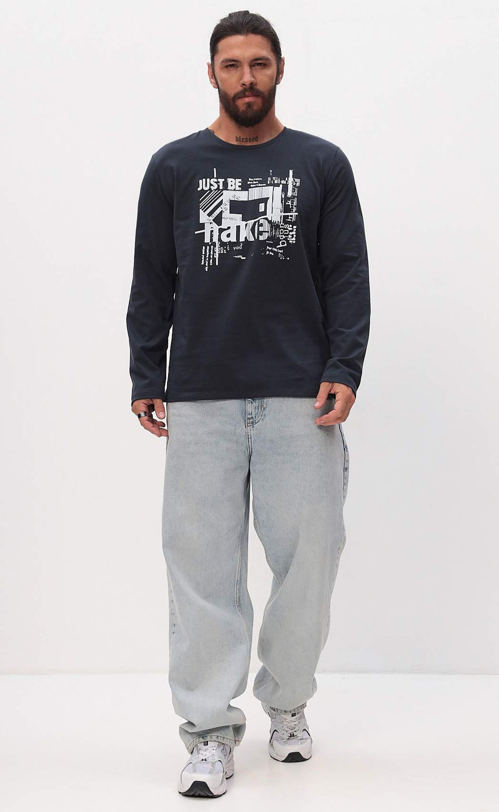 Лонгслив P521-1001-898 graphite