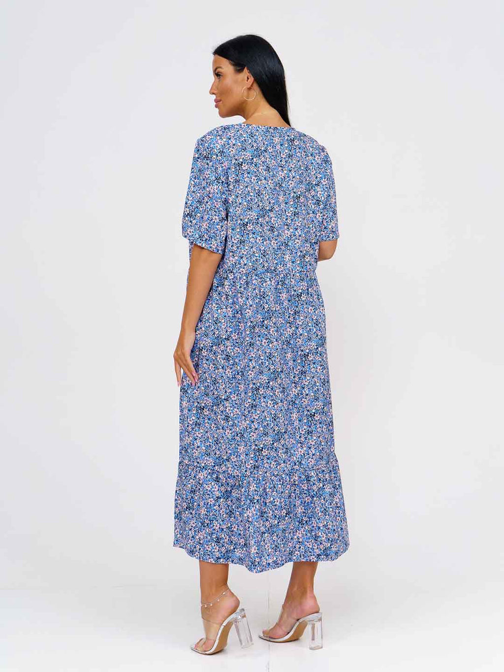 Платье женское, цвет голубой