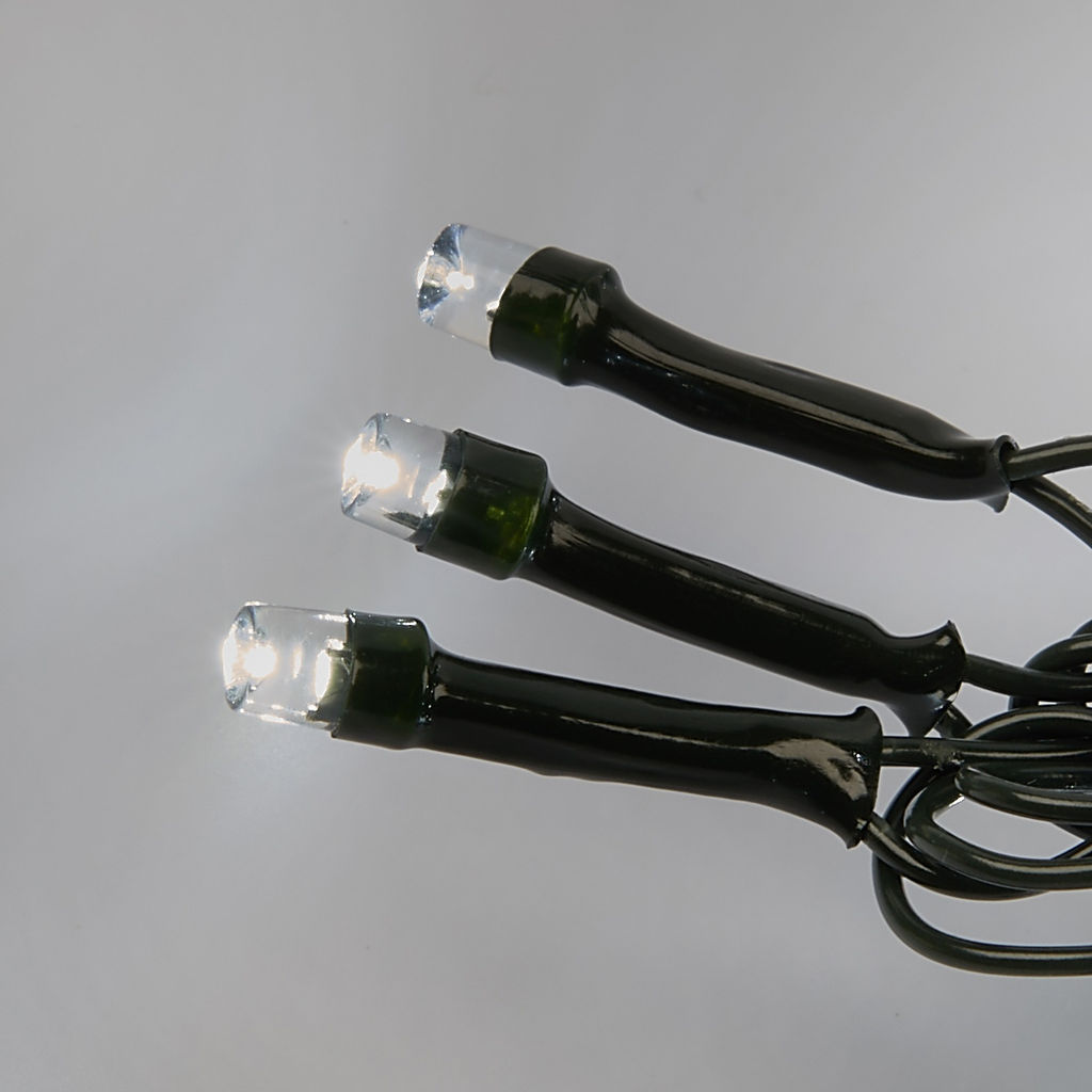 ULD-S0500-050/DGA WHITE IP20 Гирлянда светодиодная, 5м. 50 светодиодов. Белый свет. Провод зеленый. ТМ Uniel