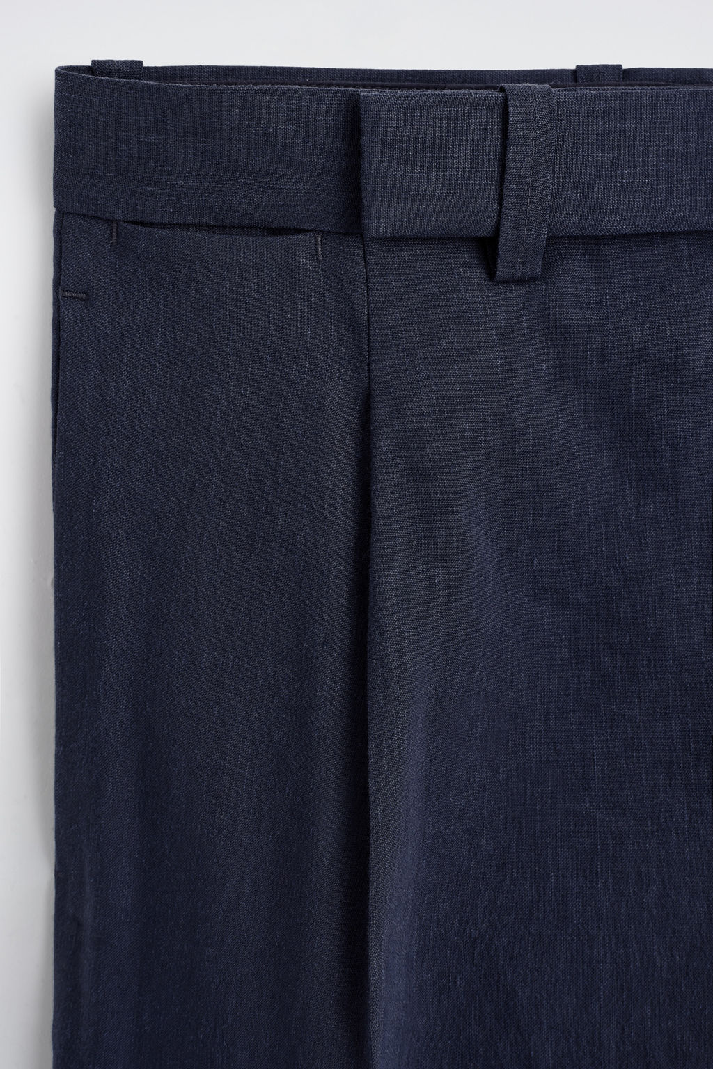 PANTAL?N DE LINO REGULAR FIT STRAIGHT LEG - H&m фото 3