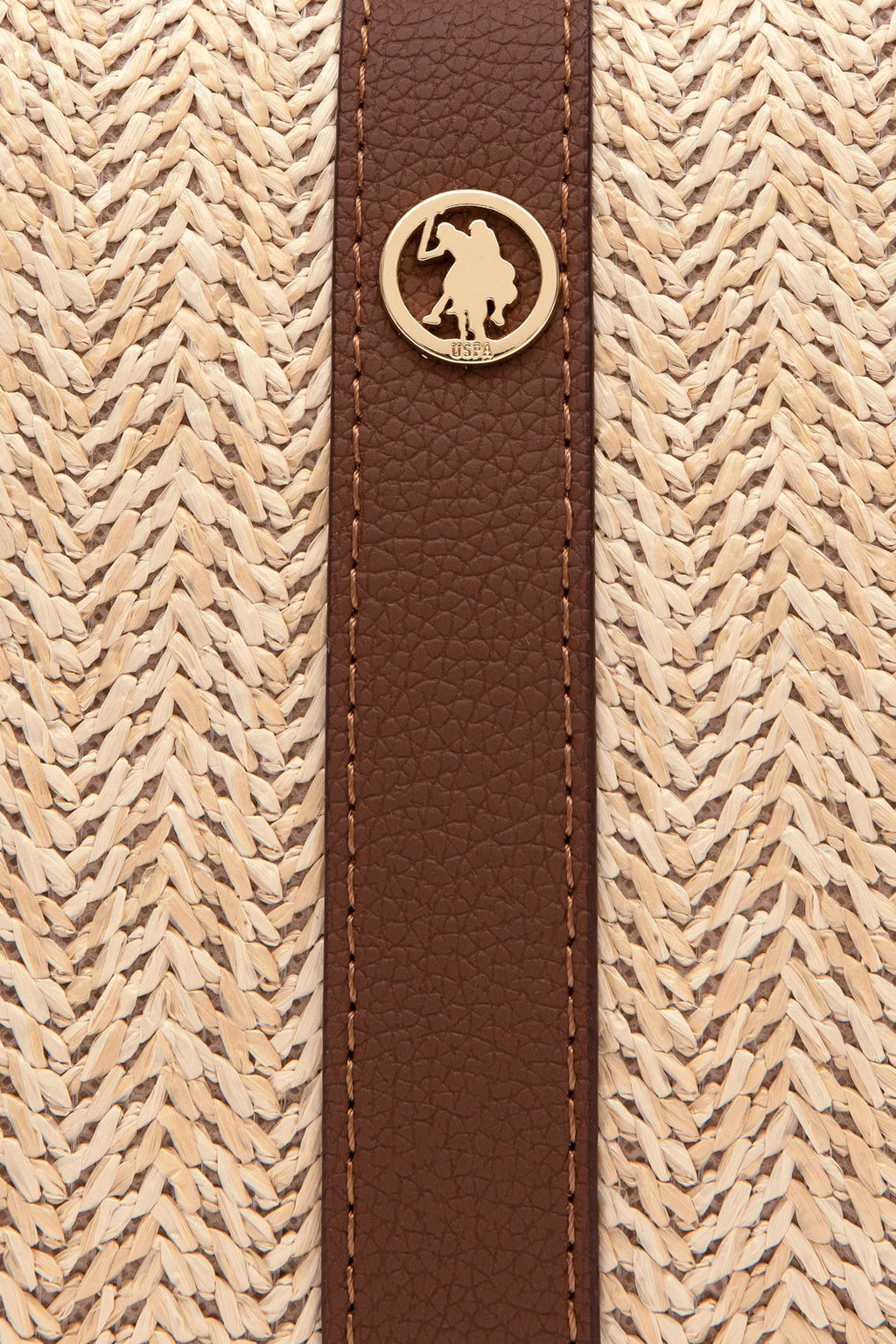 U. S. Polo Assn / Женская бежевая сумка через плечо - U.s. polo assn фото 6