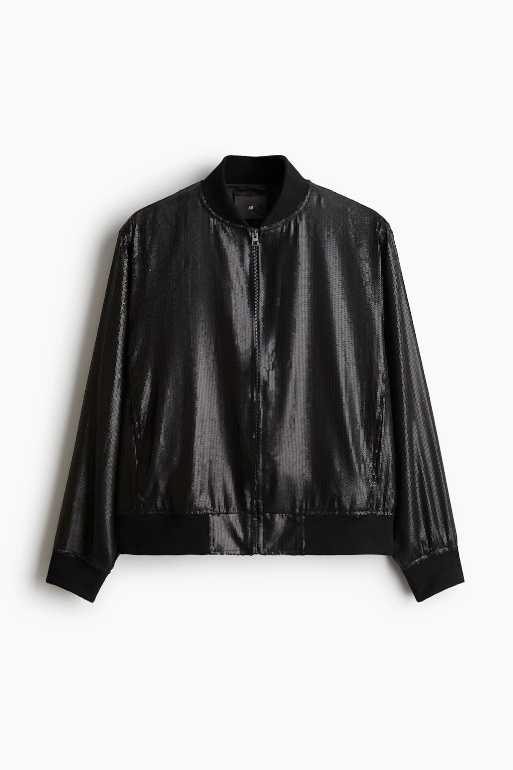 Cazadora bomber de lentejuelas Regular Fit - H&m фото 5