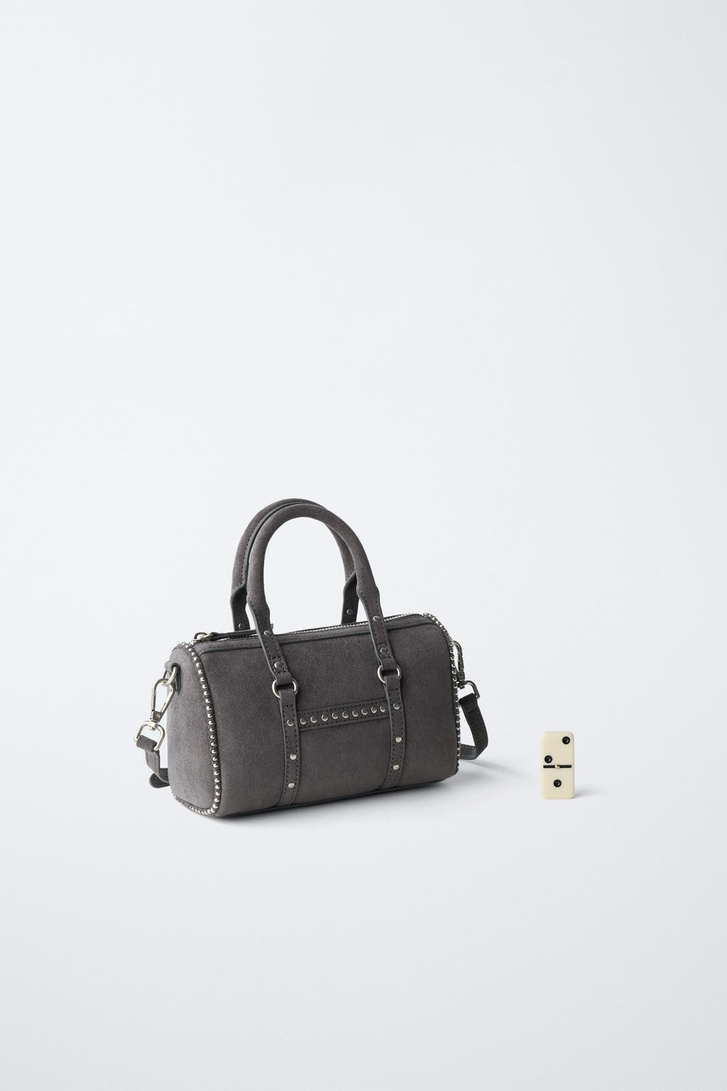 BANDOLERA TACHAS / Gris - Zara фото 5